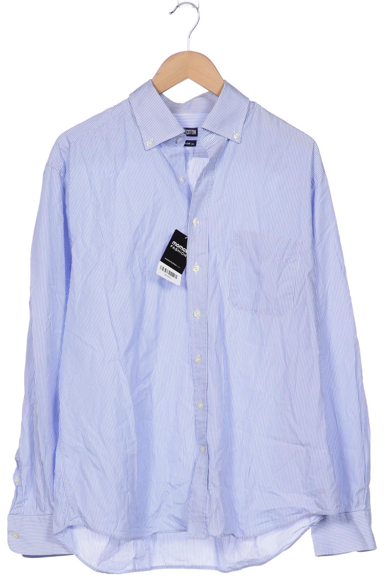 

café coton Herren Hemd, blau