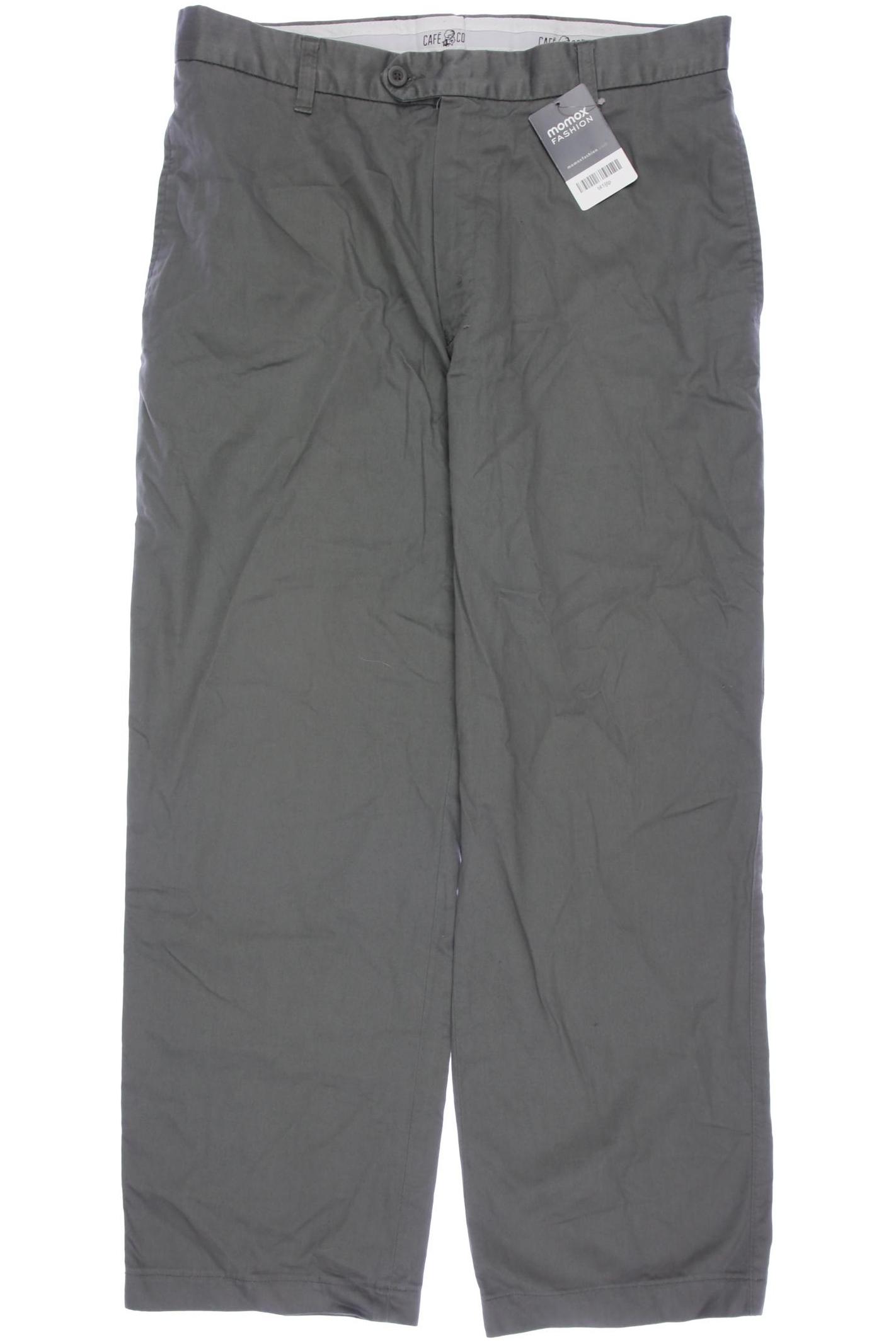 Thumbnail - café coton Herren Stoffhose, grün, Gr. 0