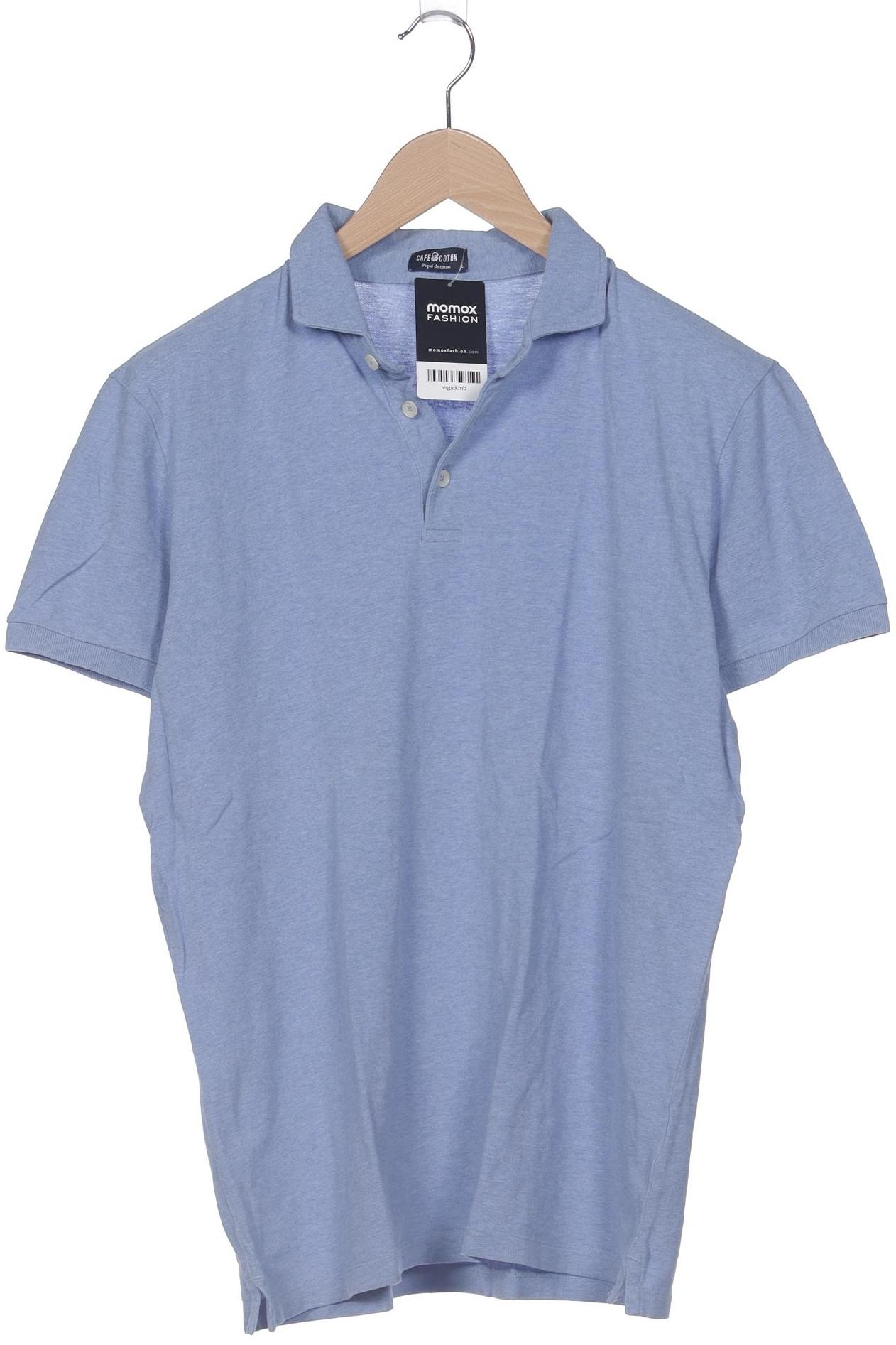 

café coton Herren Poloshirt, blau, Gr. 52