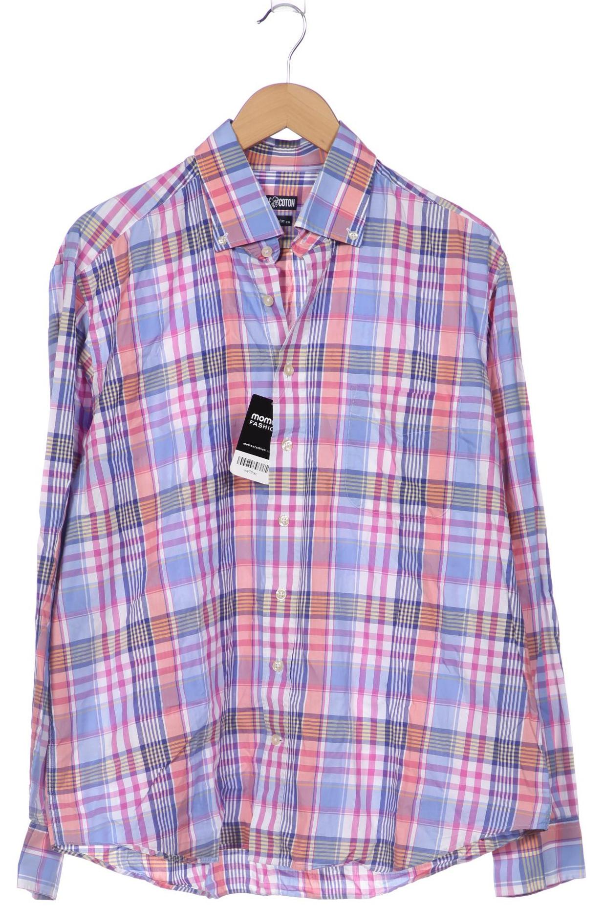 

café coton Herren Hemd, blau