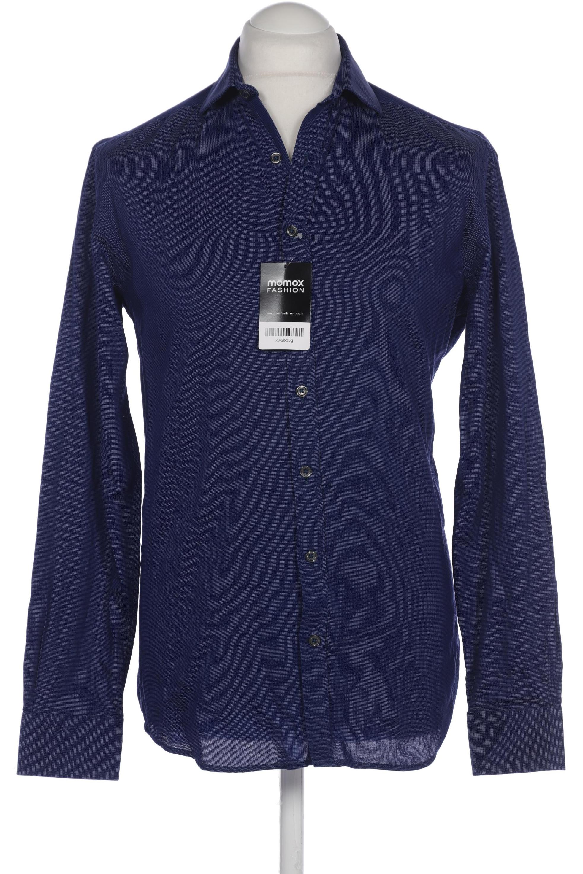 

café coton Herren Hemd, marineblau, Gr. 48