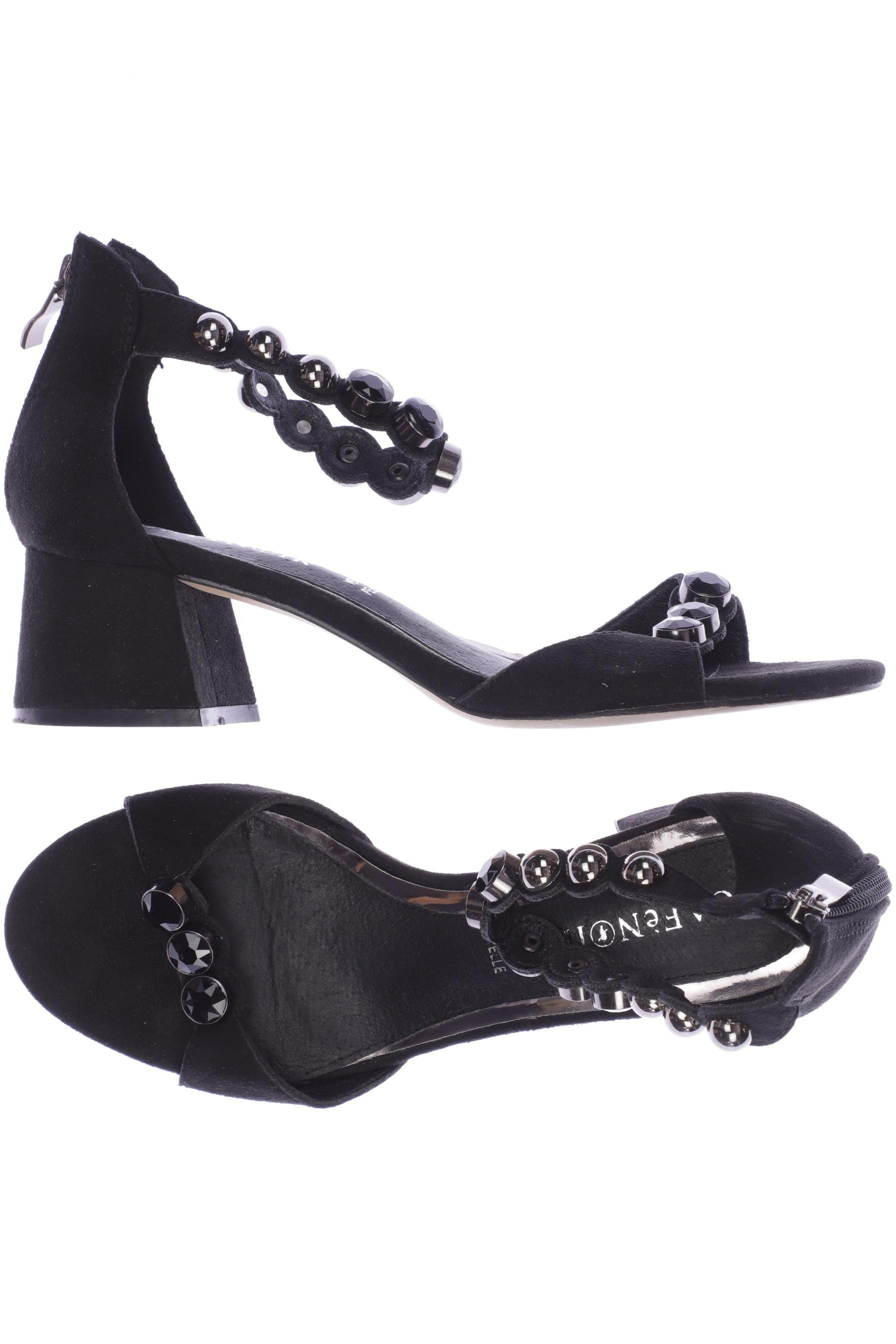

CAFÉ NOIR Damen Sandale, schwarz
