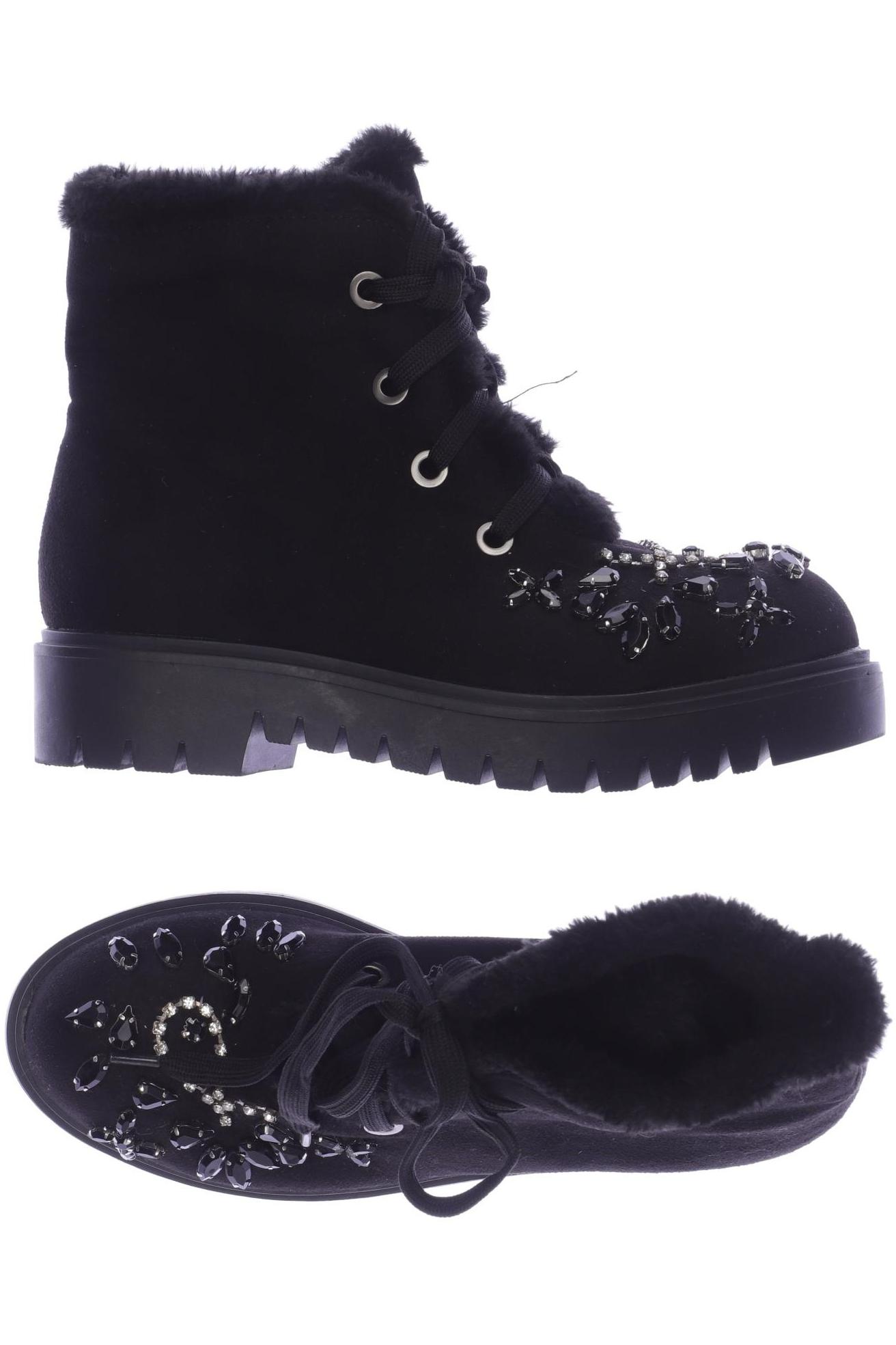 

CAFÉ NOIR Damen Stiefelette, schwarz