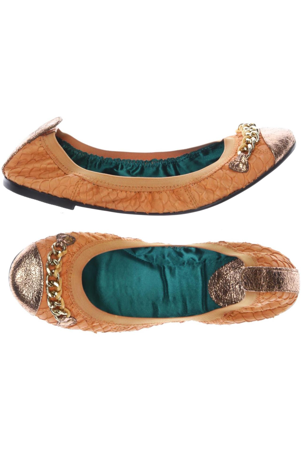 

Cafenoir Damen Ballerinas, orange, Gr. 38