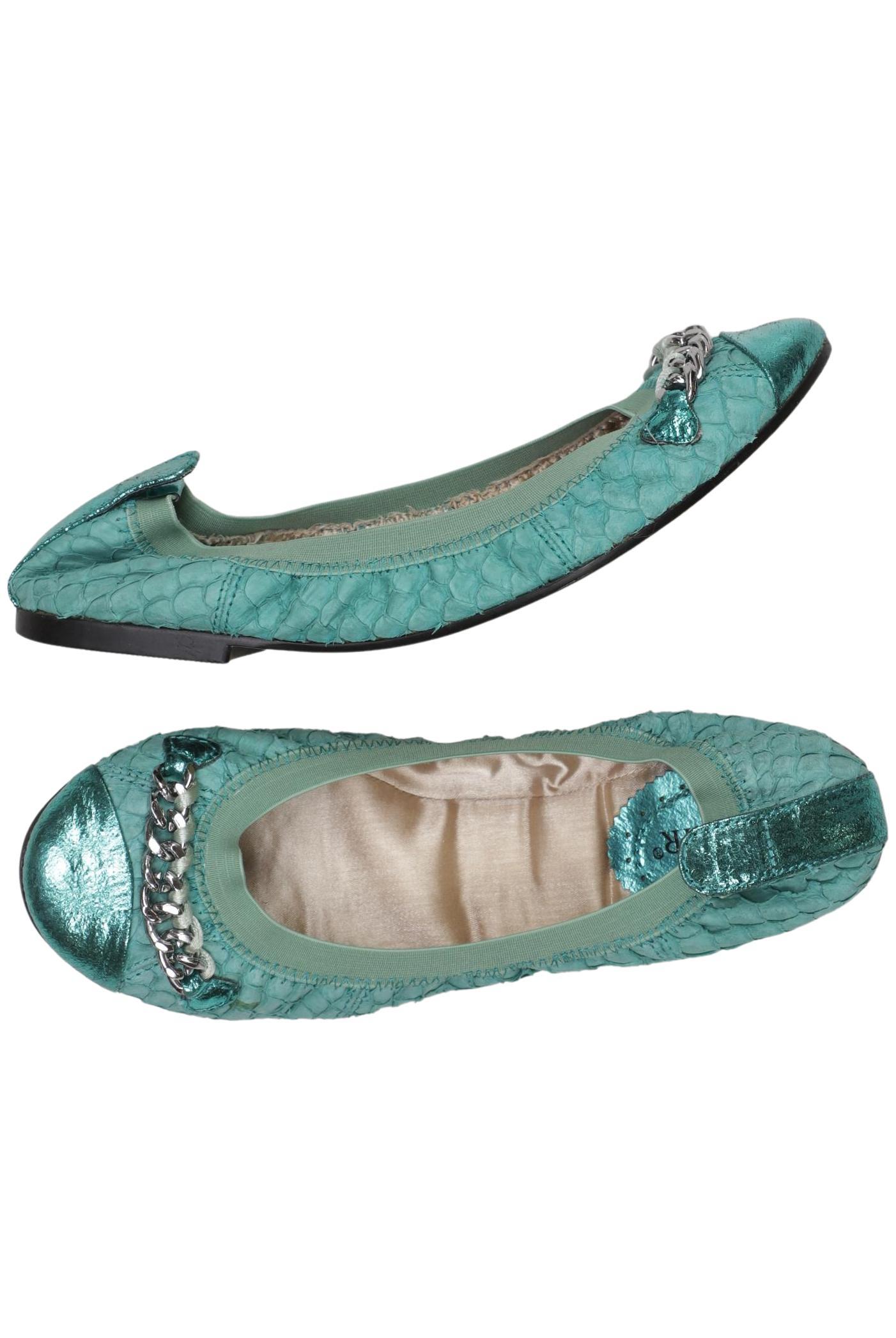 

Cafenoir Damen Ballerinas, türkis, Gr. 37
