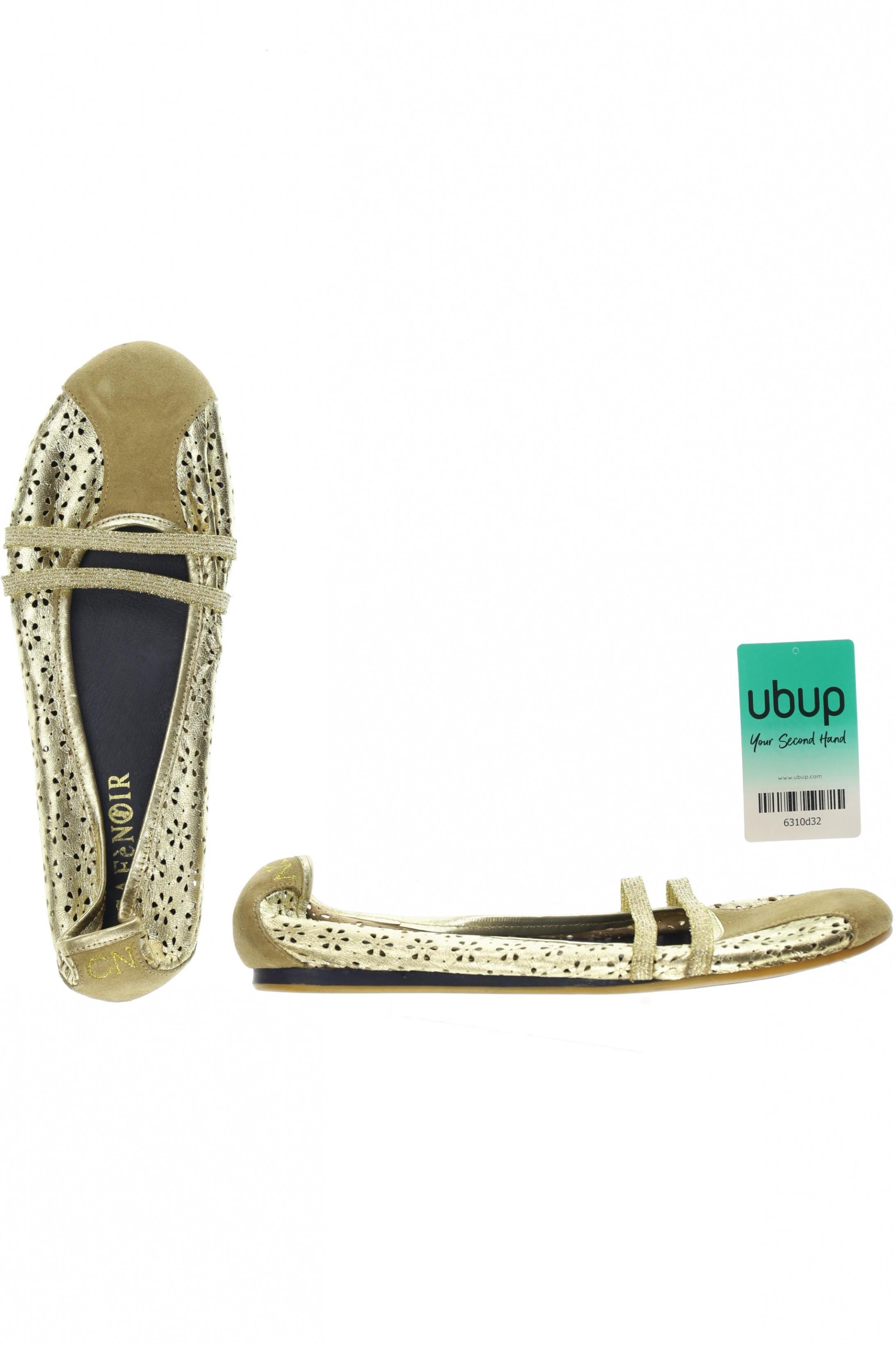 

Cafenoir Damen Ballerinas, gold, Gr. 39