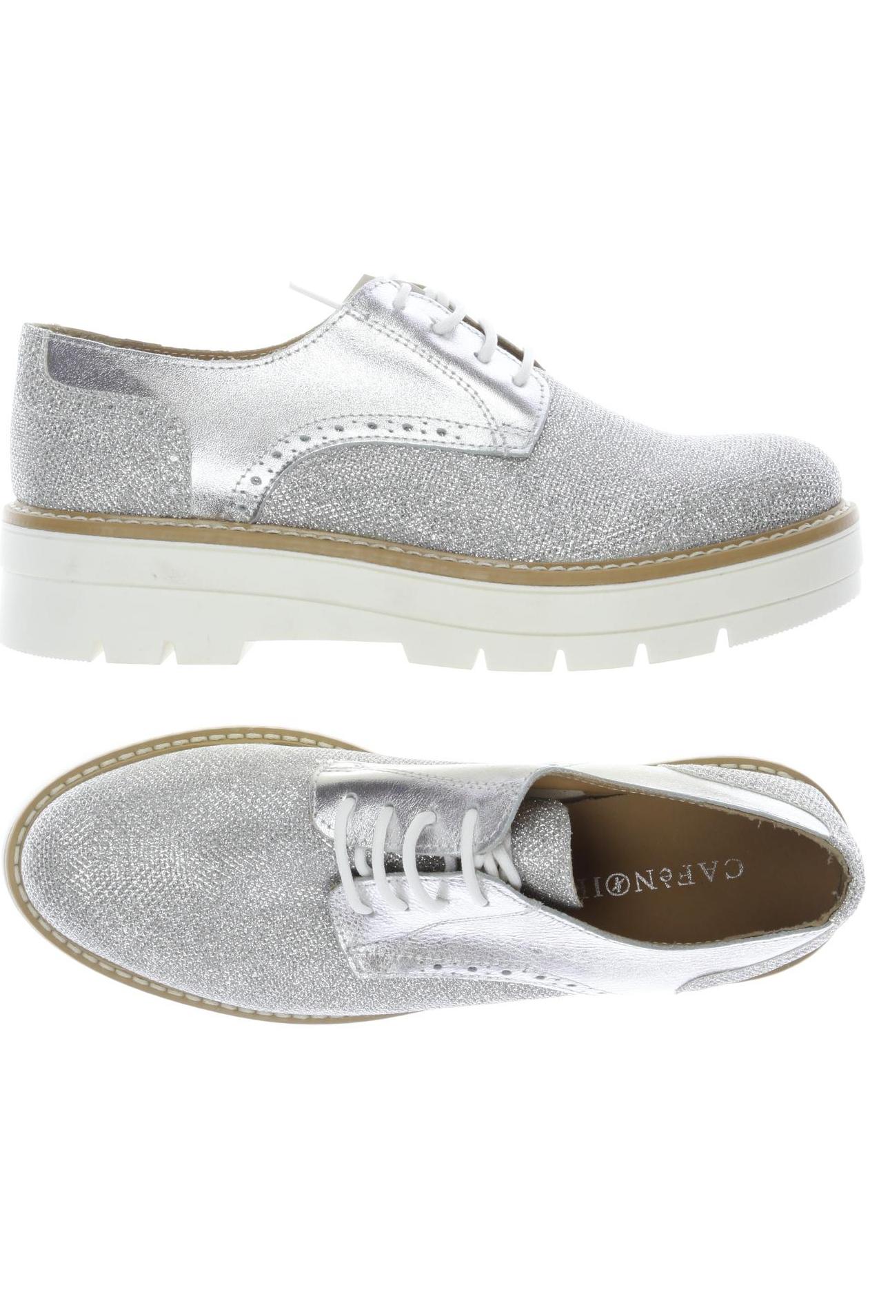 

Cafenoir Damen Halbschuh, silber, Gr. 38