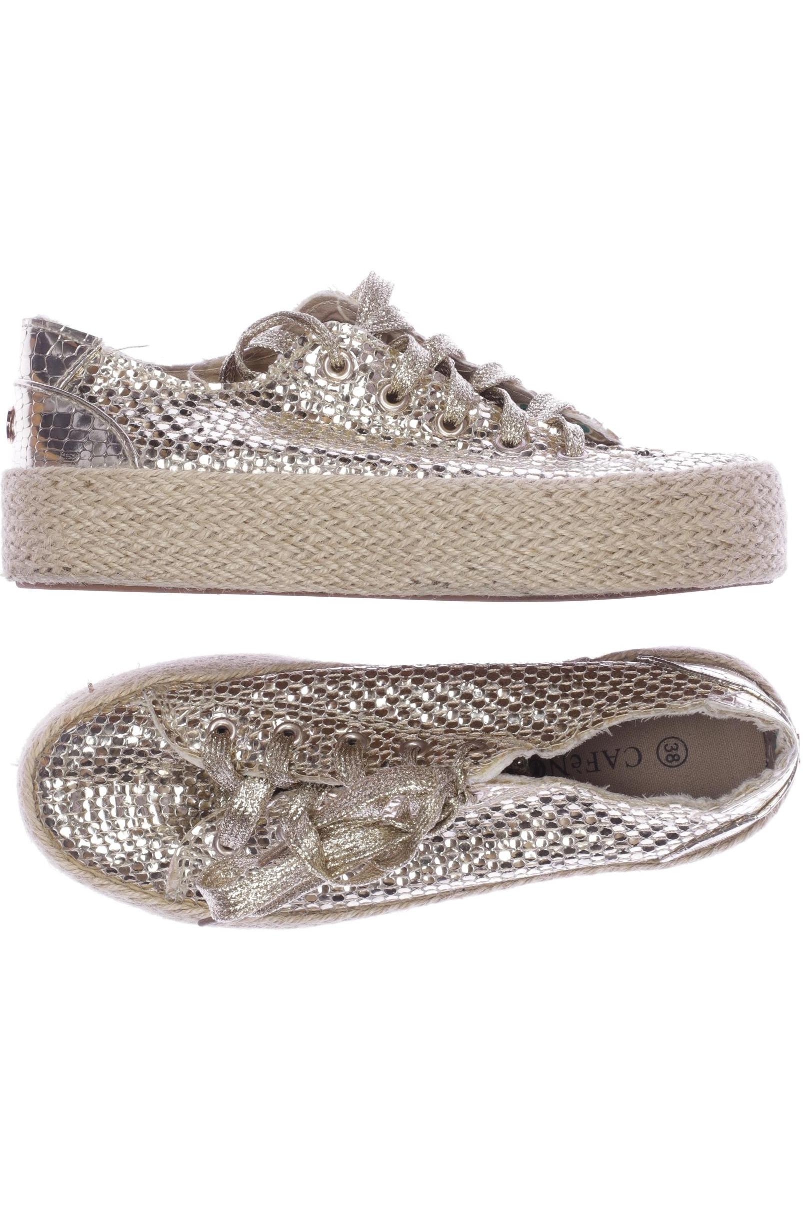 

Cafenoir Damen Halbschuh, gold, Gr. 38