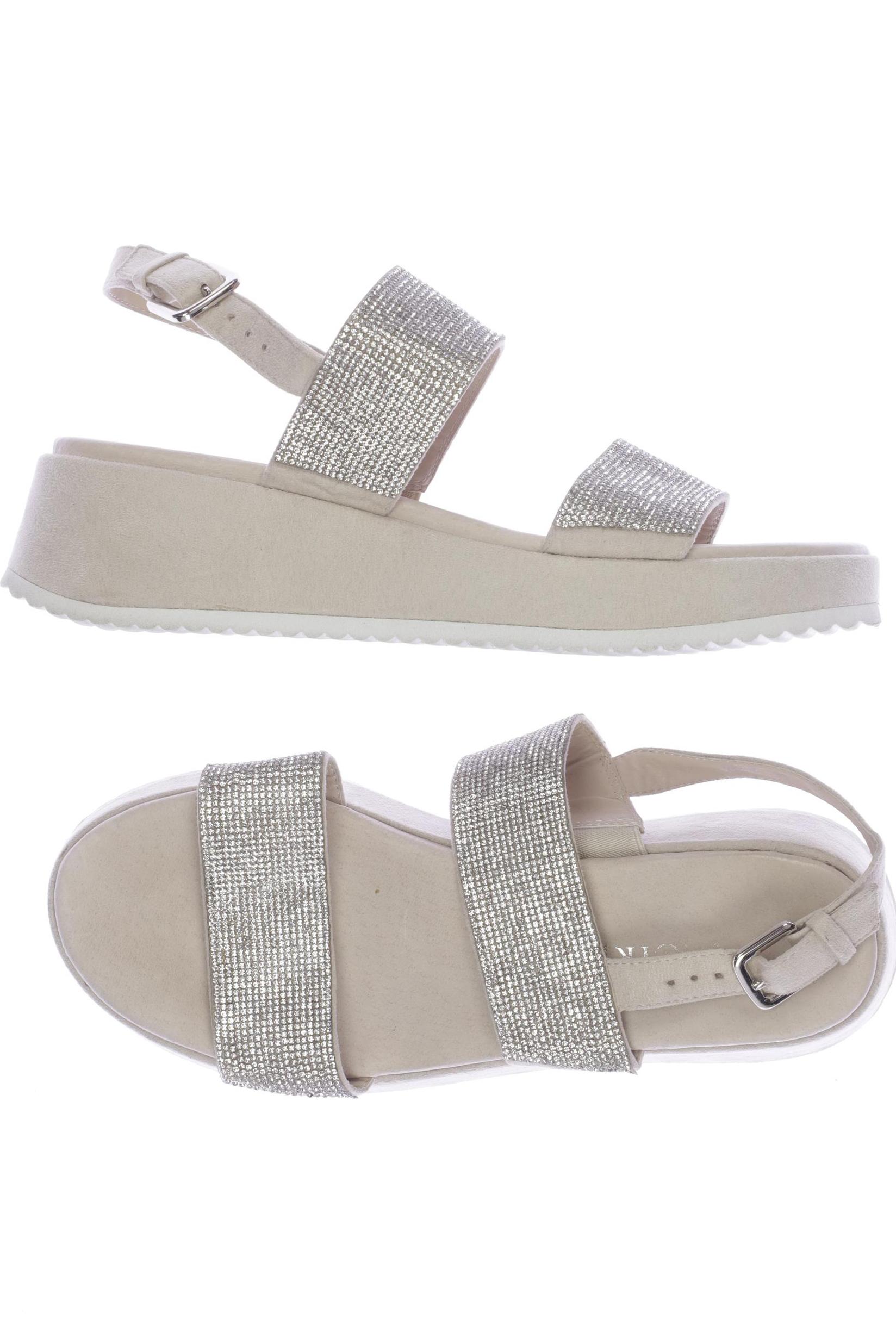 

Cafenoir Damen Sandale, beige, Gr. 39