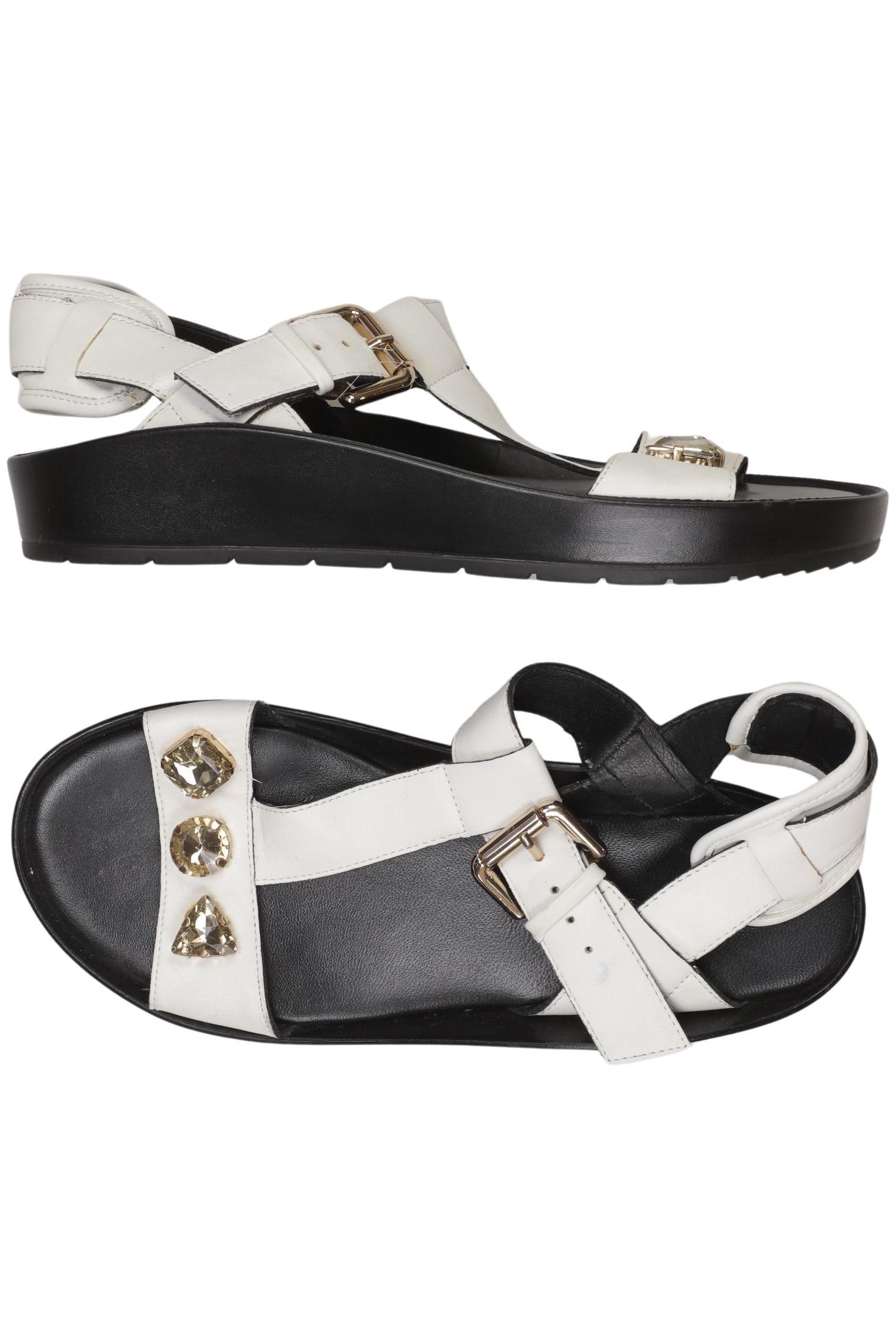 

Cafenoir Damen Sandale, weiß, Gr. 38