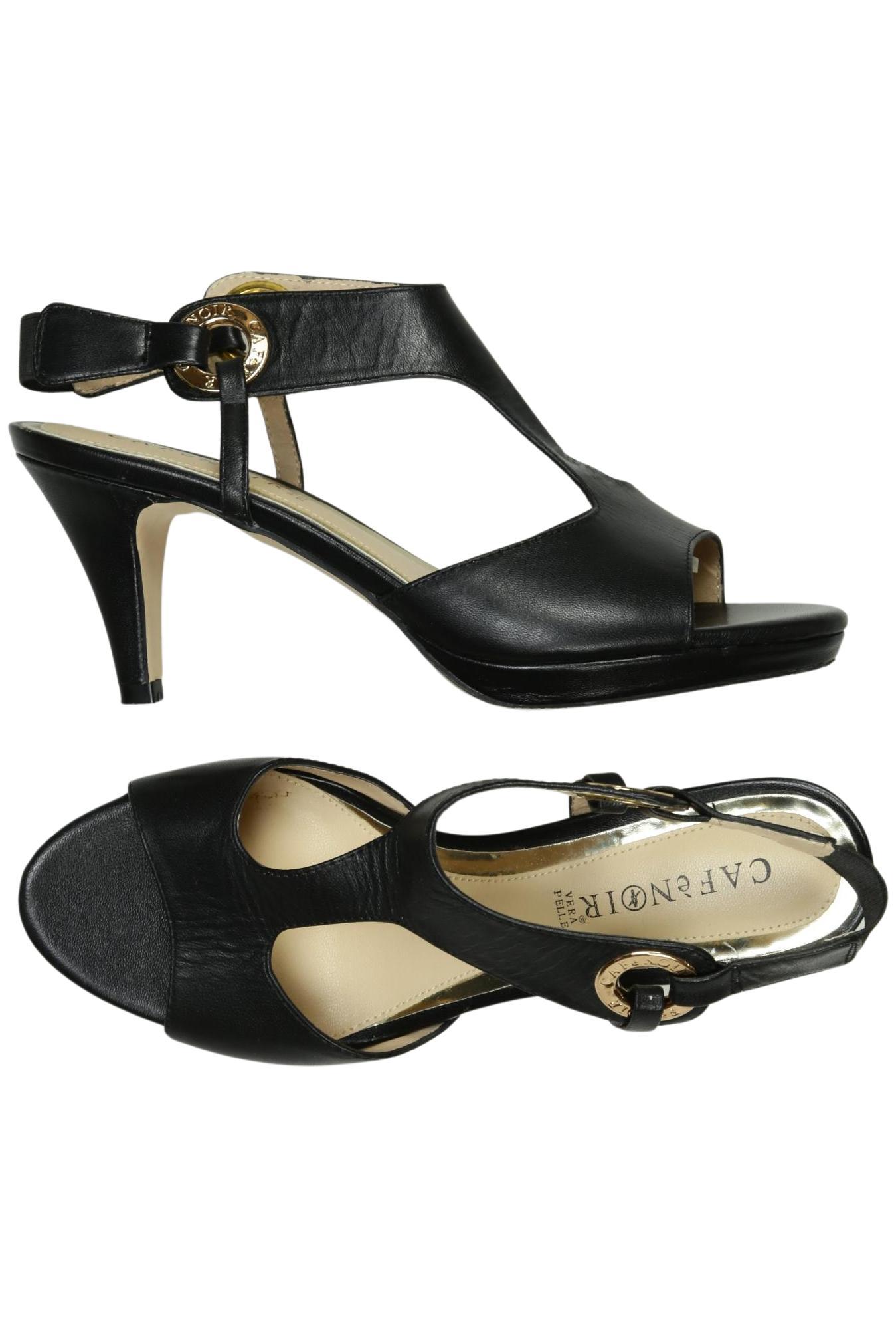 

Cafenoir Damen Sandale, schwarz, Gr. 38