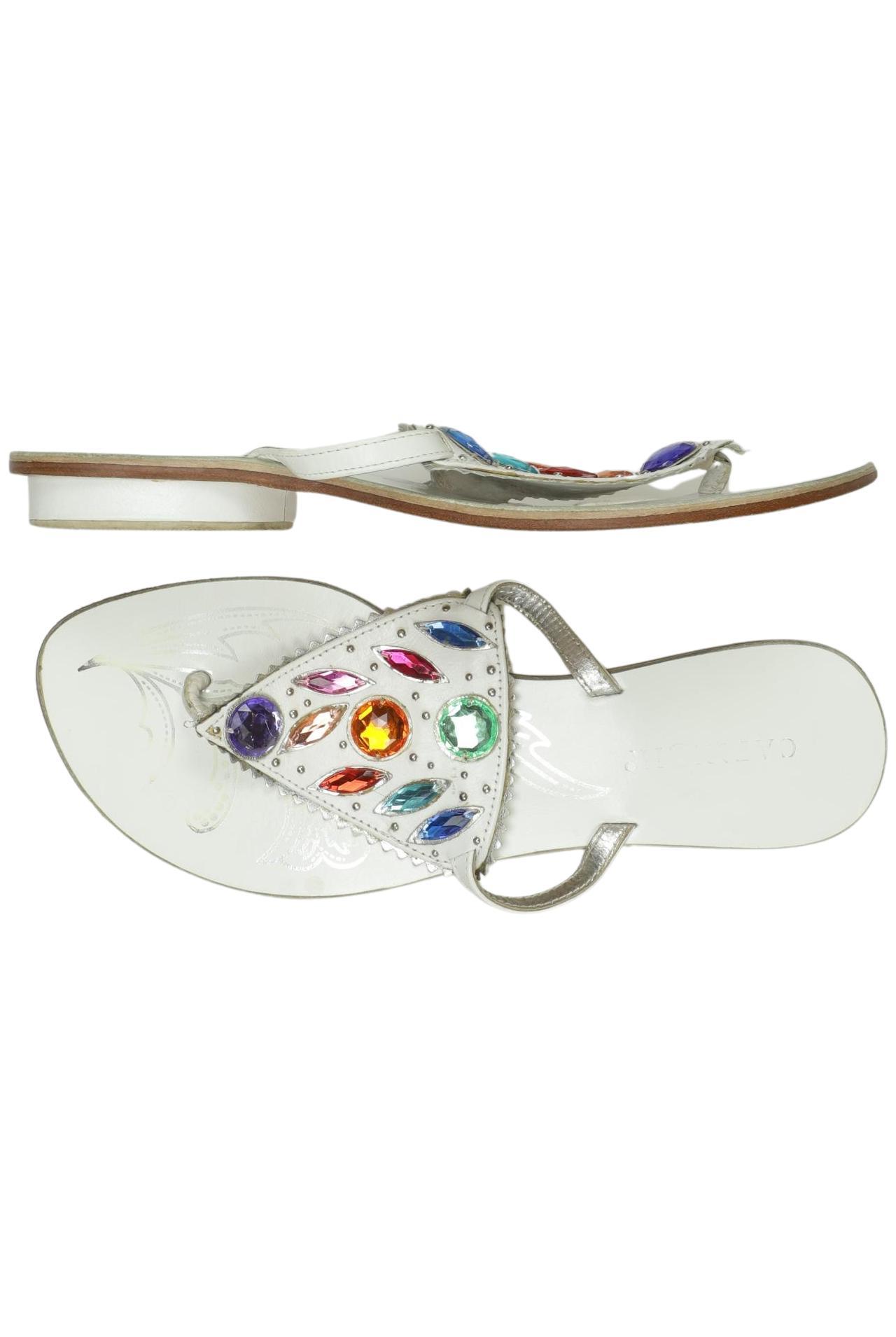 

Cafenoir Damen Sandale, weiß, Gr. 38