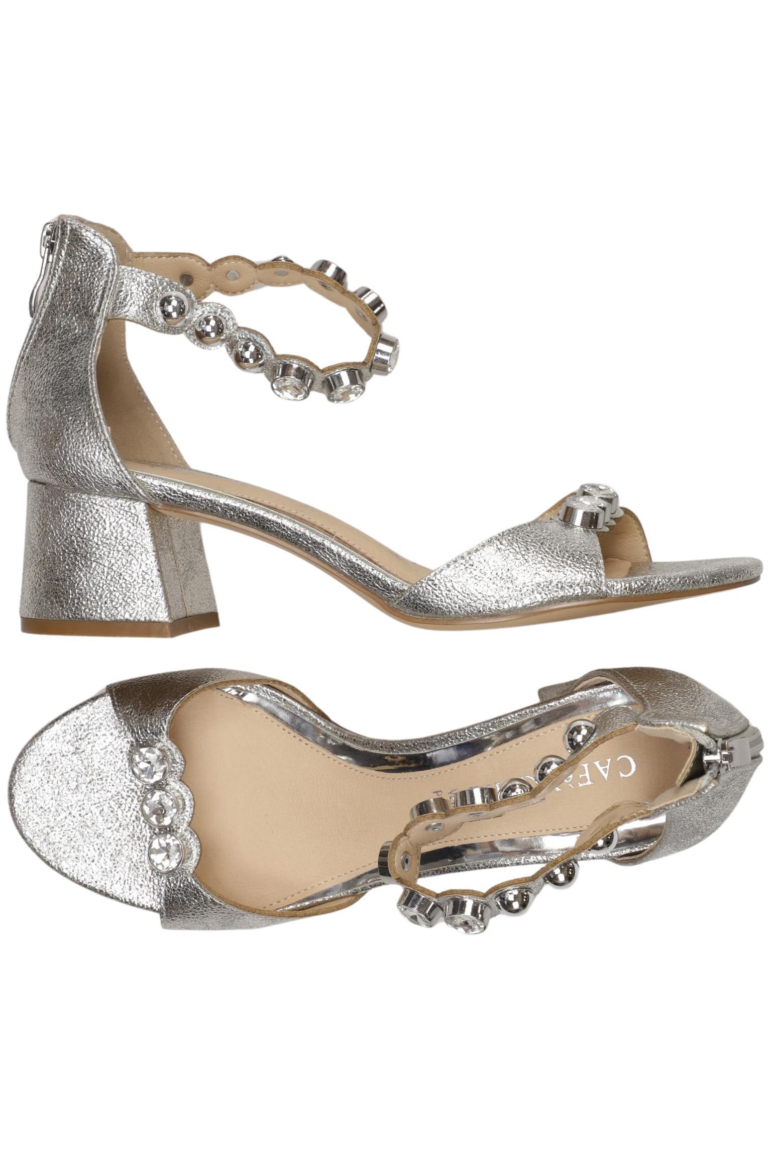 

Cafenoir Damen Sandale, silber, Gr. 38