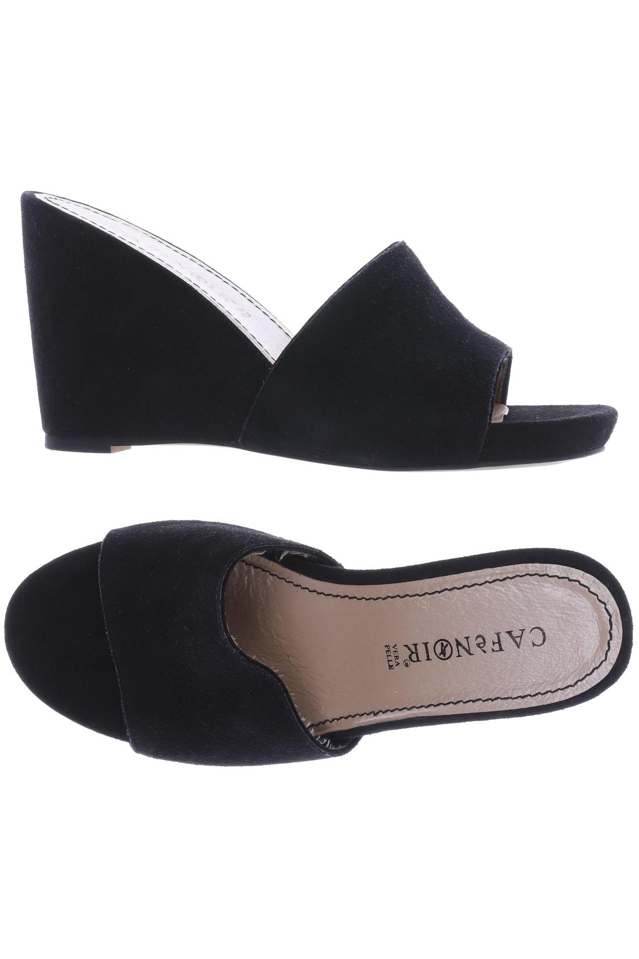 

Cafenoir Damen Sandale, schwarz