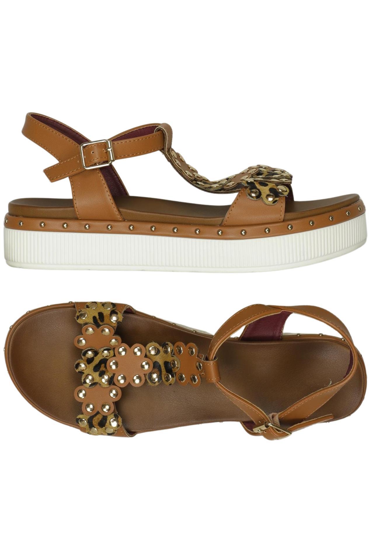 

Cafenoir Damen Sandale, braun, Gr. 41