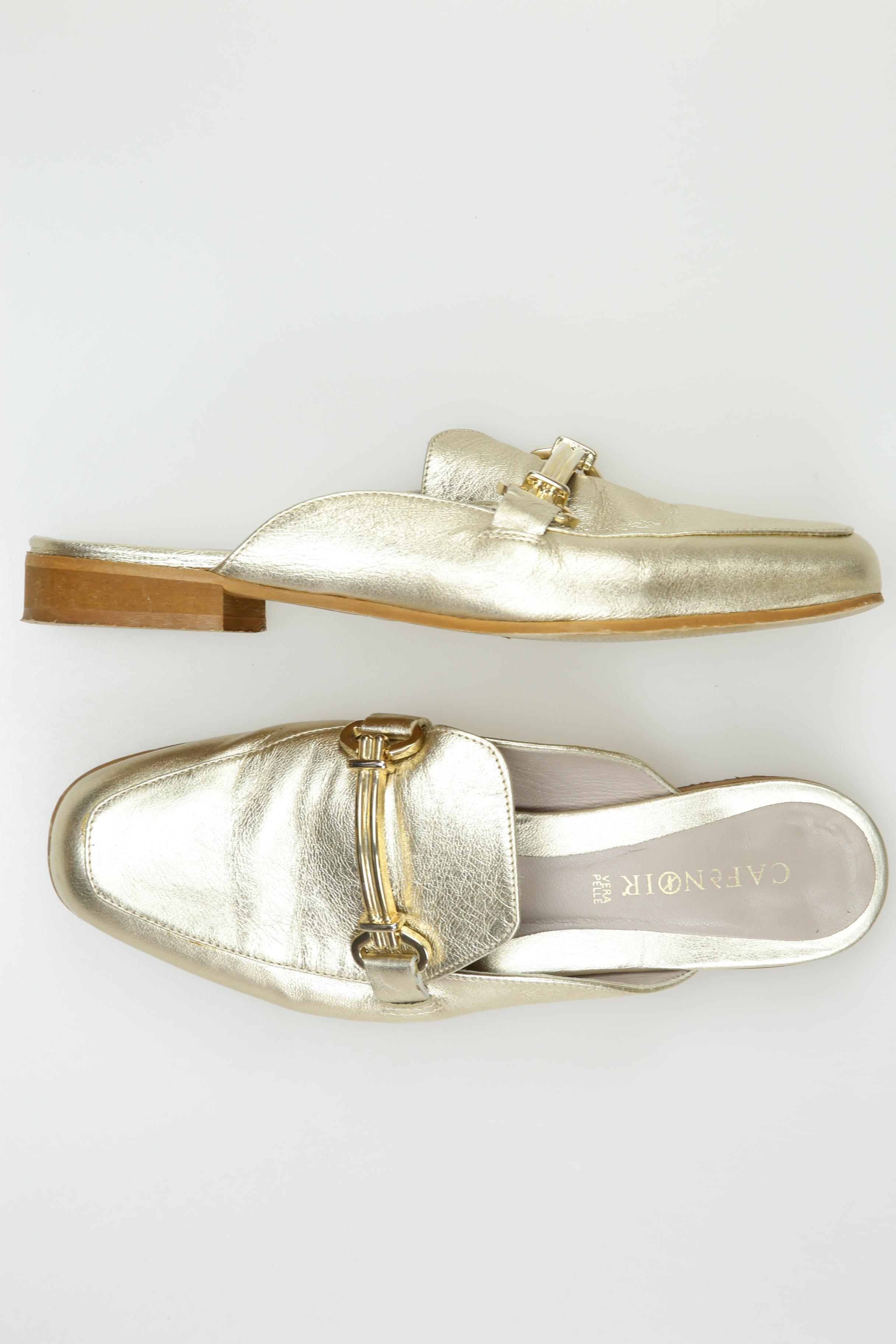 

Cafenoir Damen Sandale, gold, Gr. 37