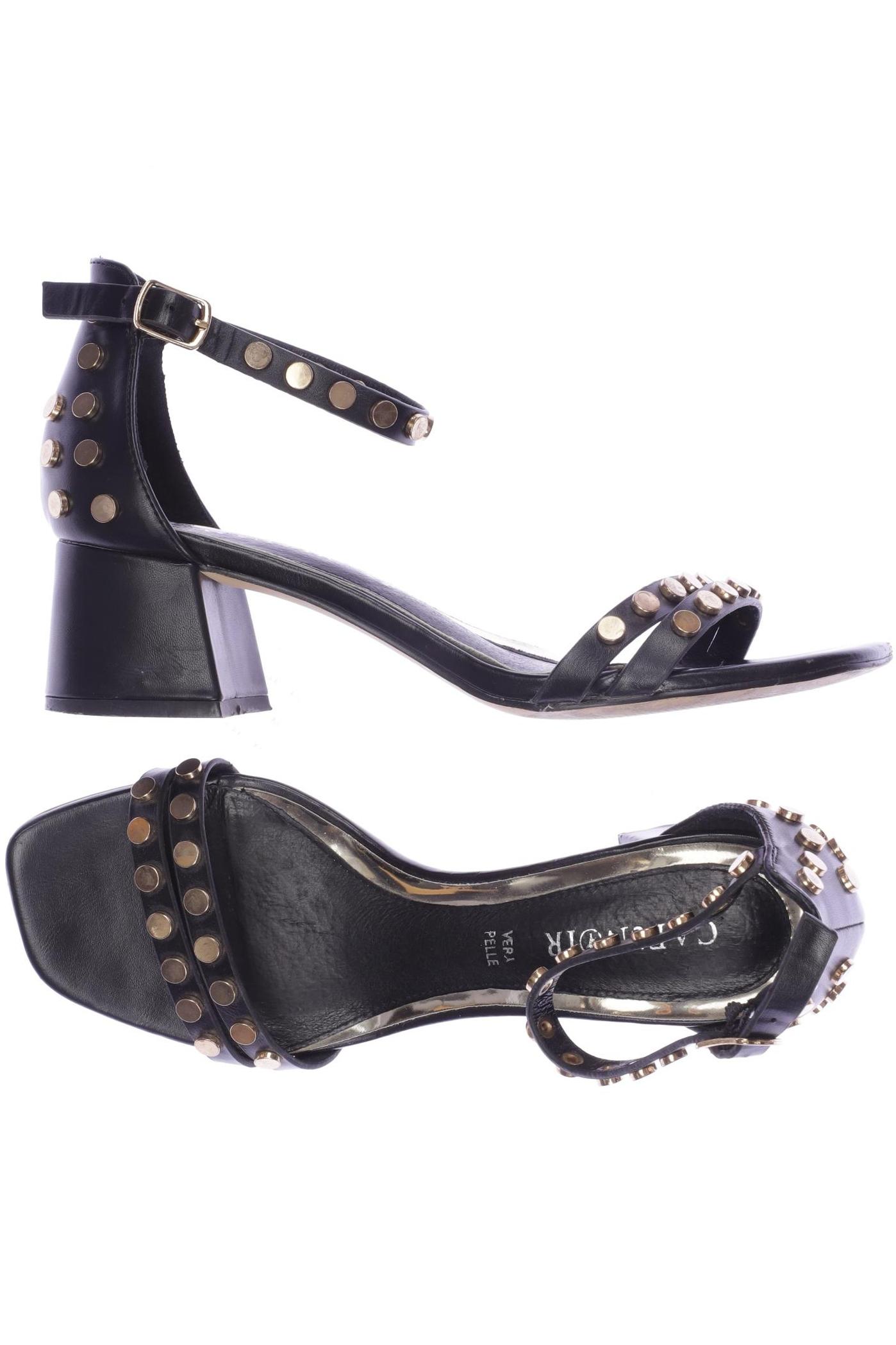 

Cafenoir Damen Sandale, schwarz, Gr. 38