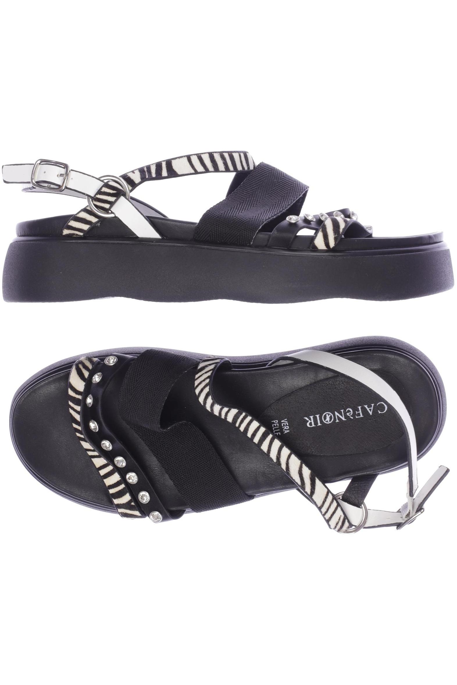 

Cafenoir Damen Sandale, schwarz, Gr. 38