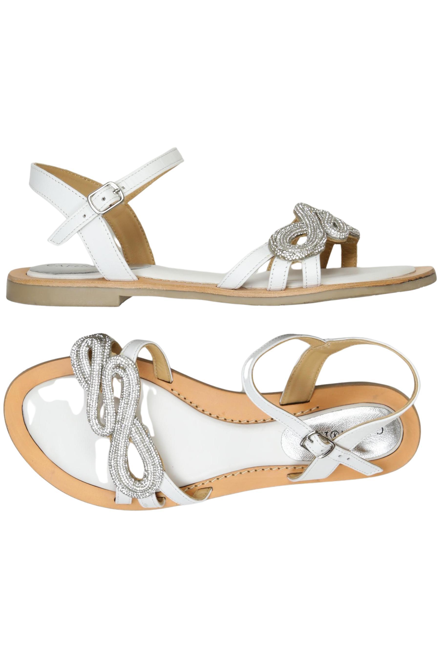 

Cafenoir Damen Sandale, weiß, Gr. 39