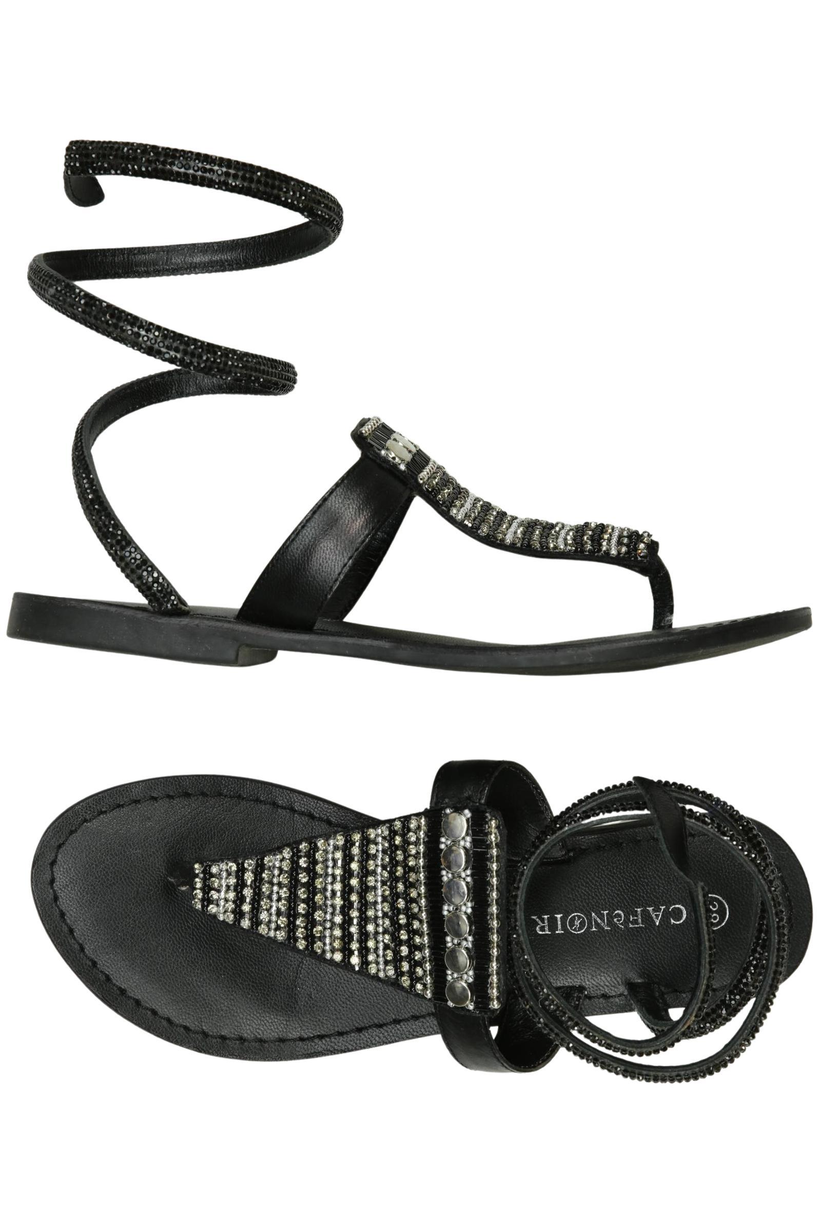 

Cafenoir Damen Sandale, schwarz, Gr. 38