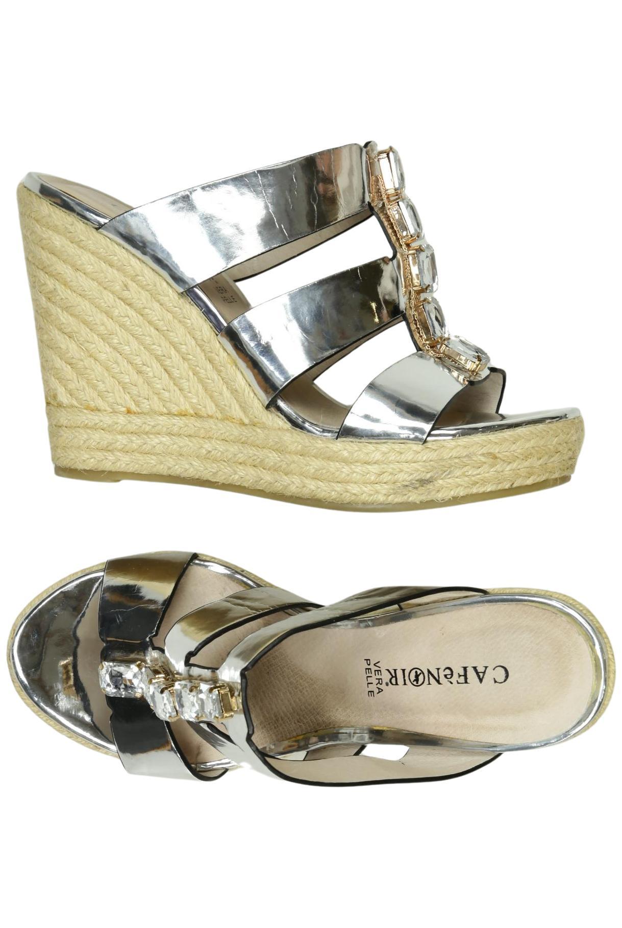 

Cafenoir Damen Sandale, silber, Gr. 37