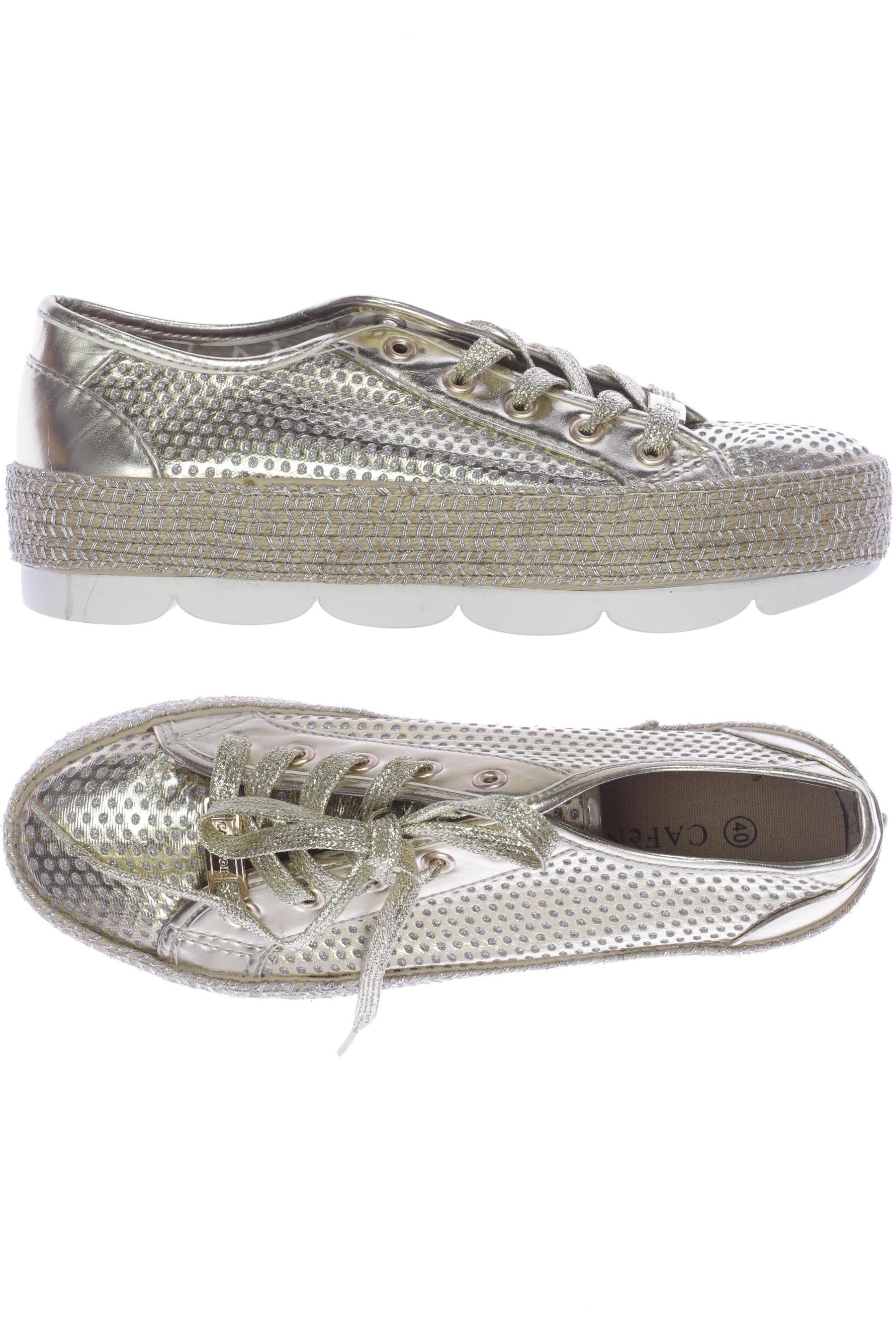 

Cafenoir Damen Sneakers, gold, Gr. 40