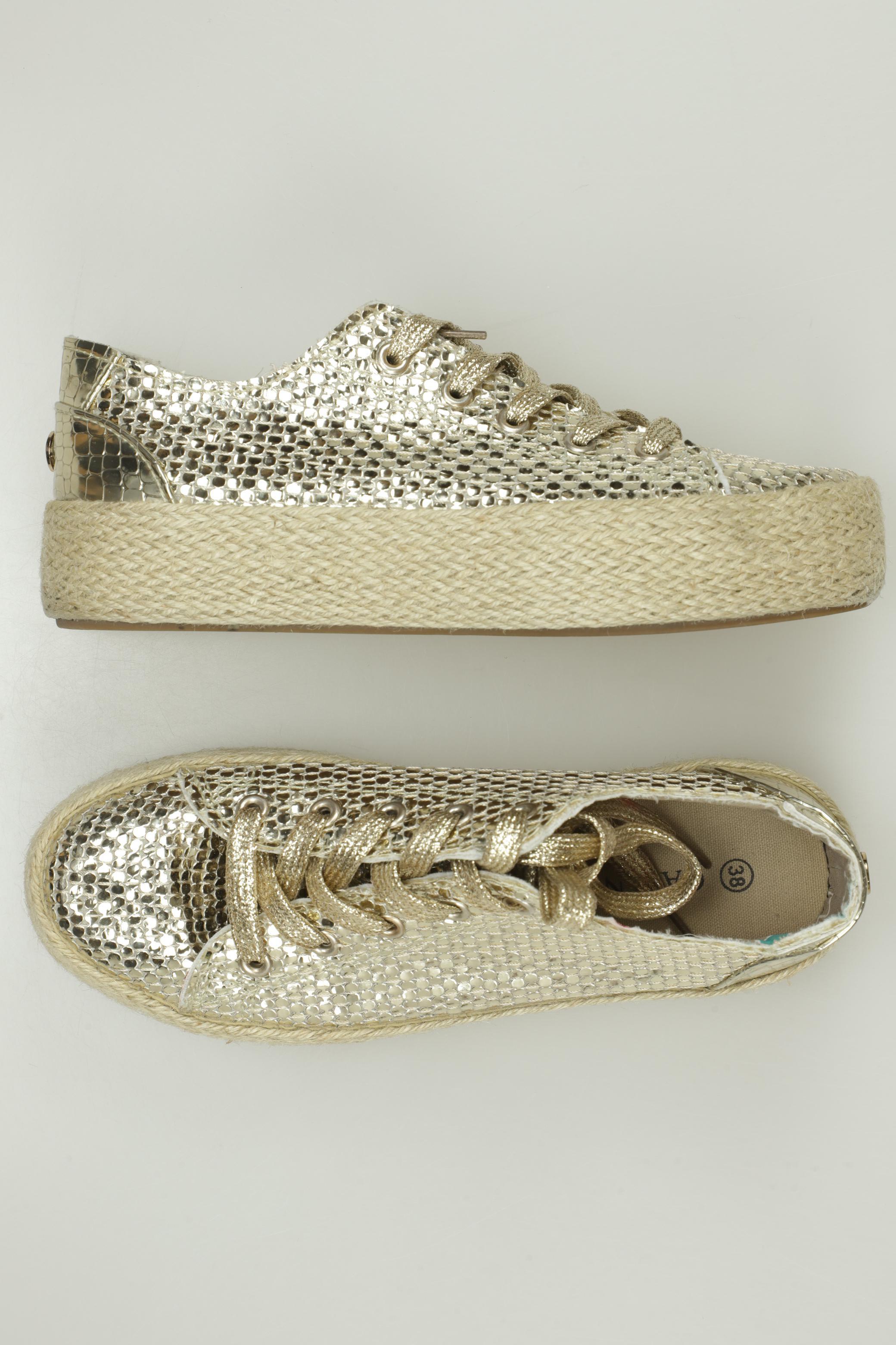 

Cafenoir Damen Sneakers, gold, Gr. 38