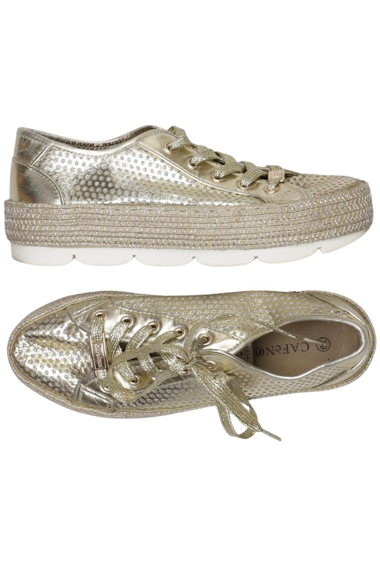 

Cafenoir Damen Sneakers, gold, Gr. 39