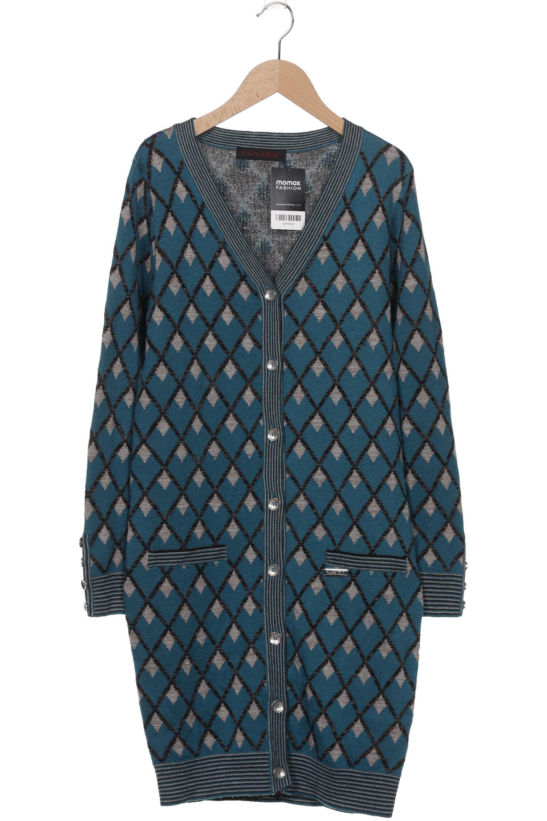 

Cafenoir Damen Strickjacke, türkis, Gr. 36