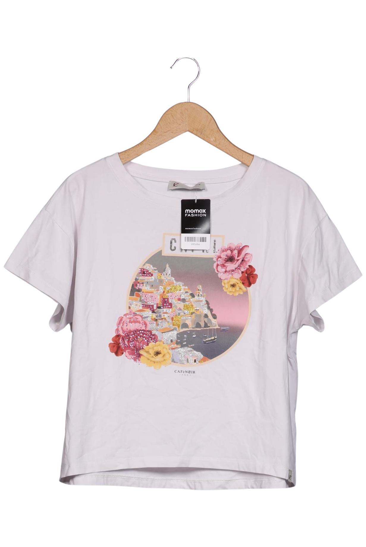 

Cafenoir Damen T-Shirt, weiß, Gr. 38