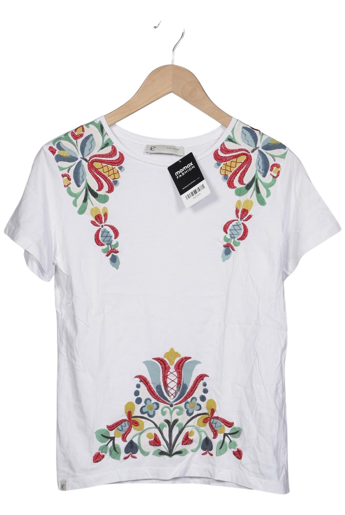 

Cafenoir Damen T-Shirt, weiß, Gr. 42