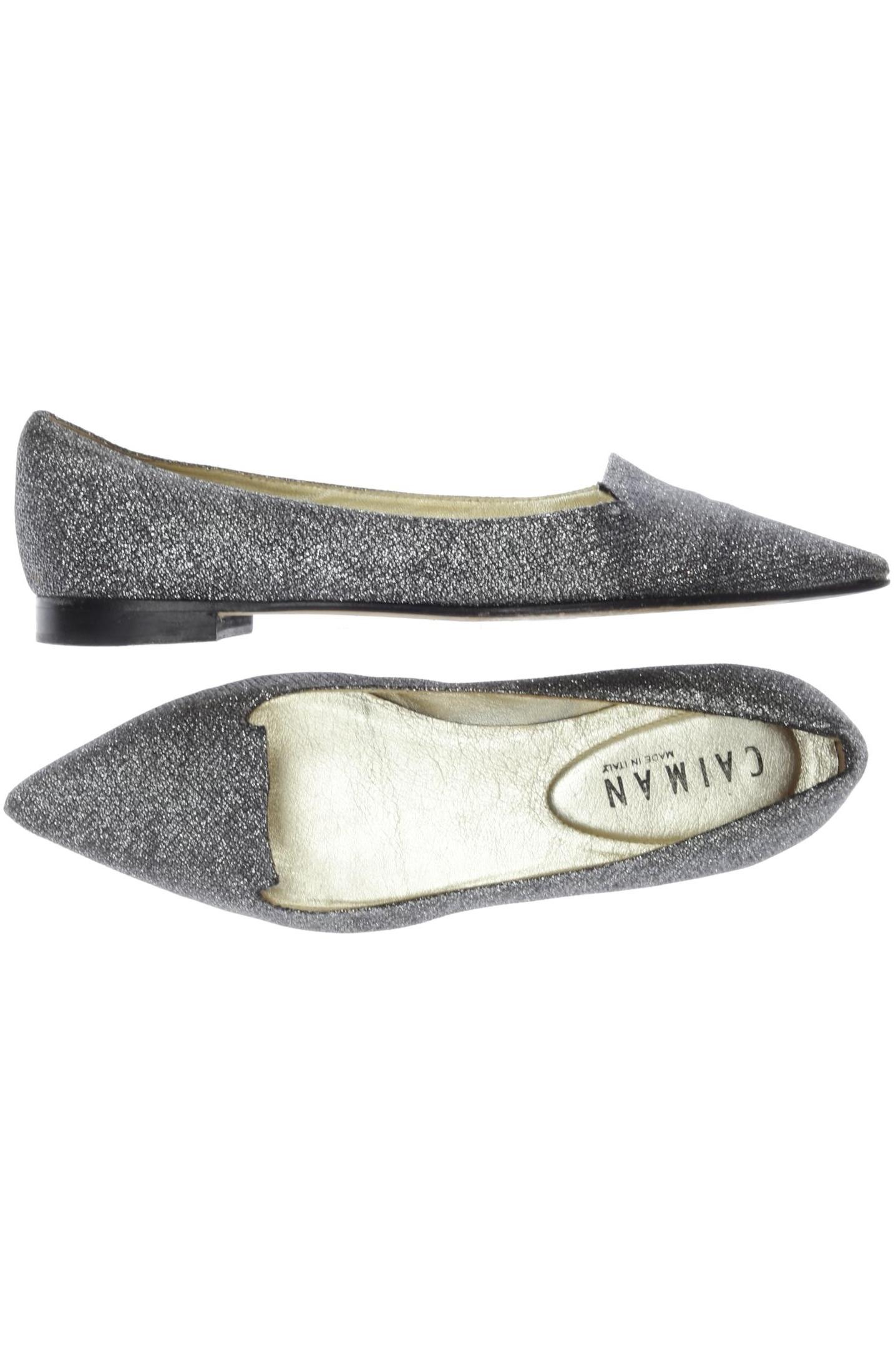 

Caiman Damen Ballerinas, silber, Gr. 38