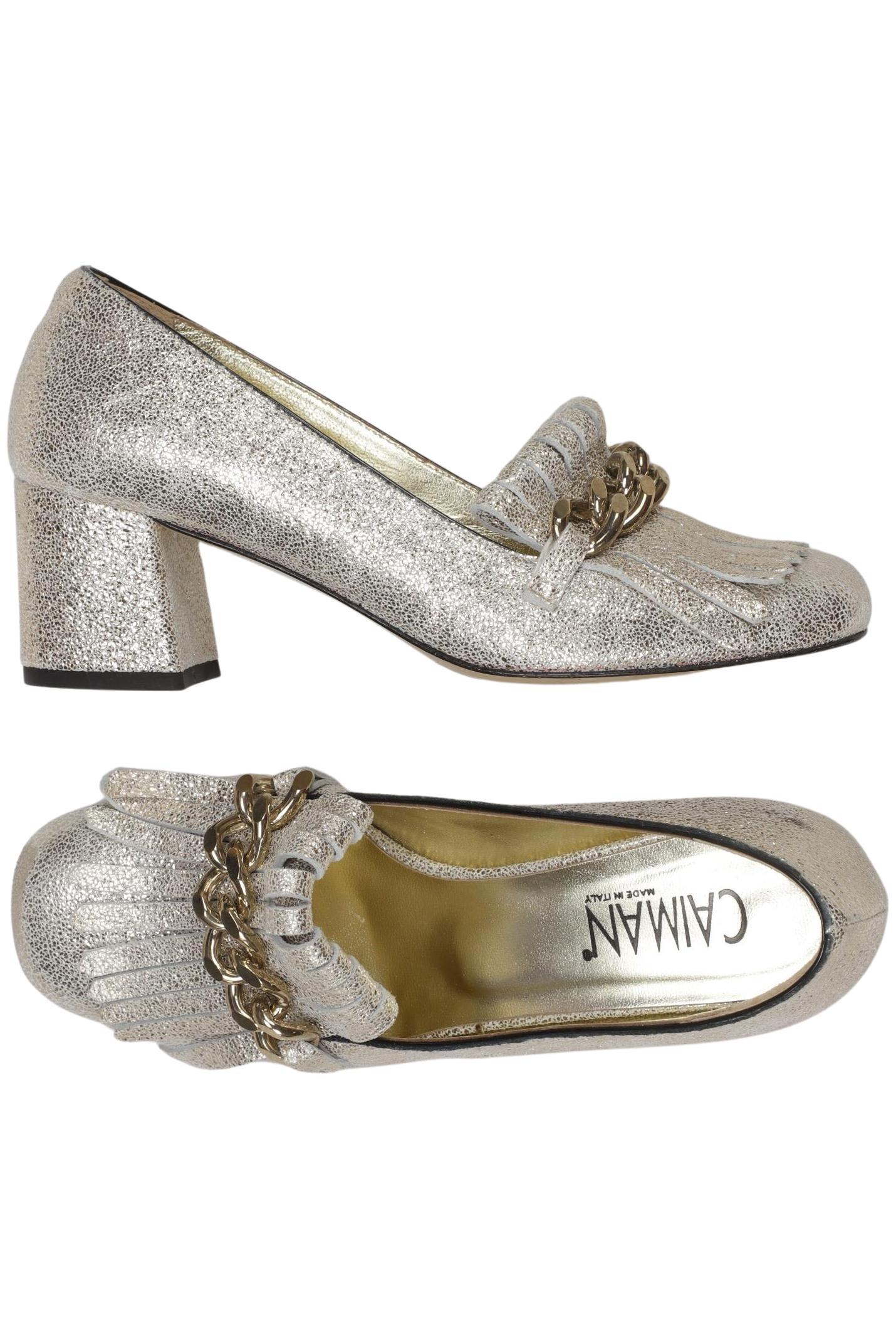 

Caiman Damen Pumps, silber, Gr. 36