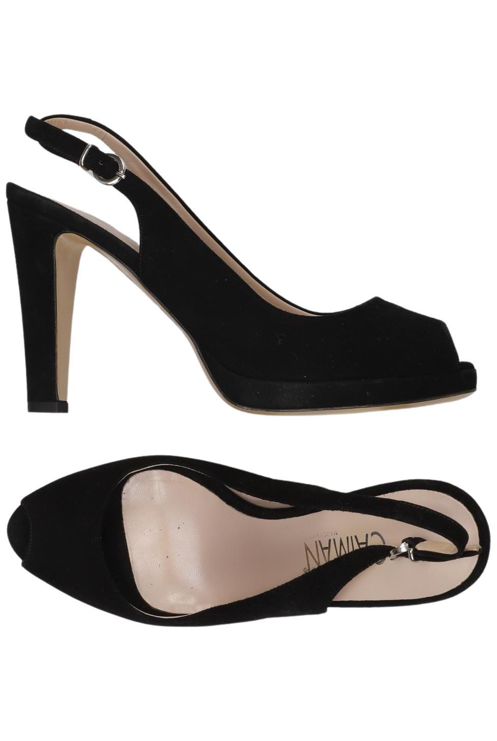 

Caiman Damen Sandale, schwarz, Gr. 38