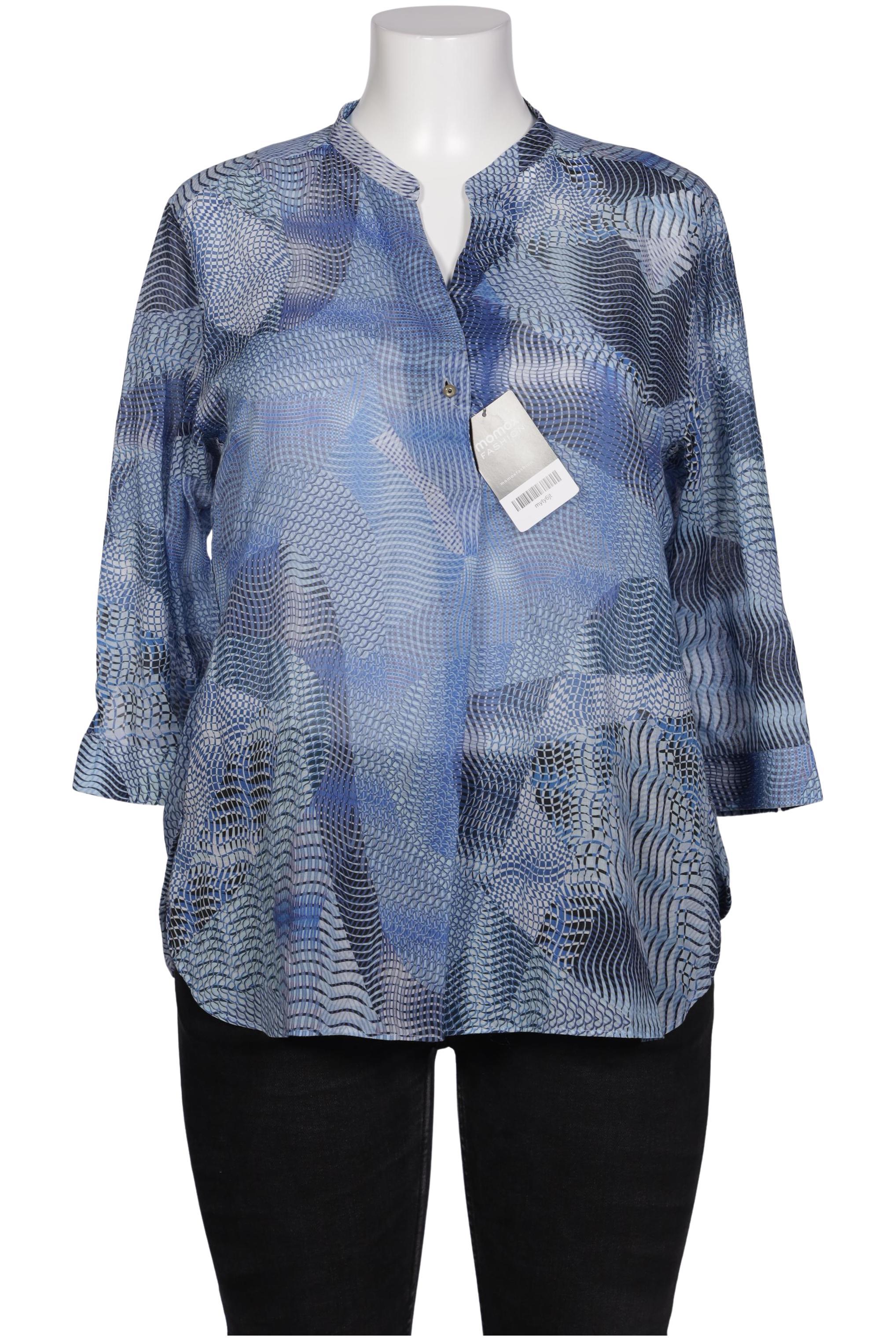 

caliban Damen Bluse, blau, Gr. 48
