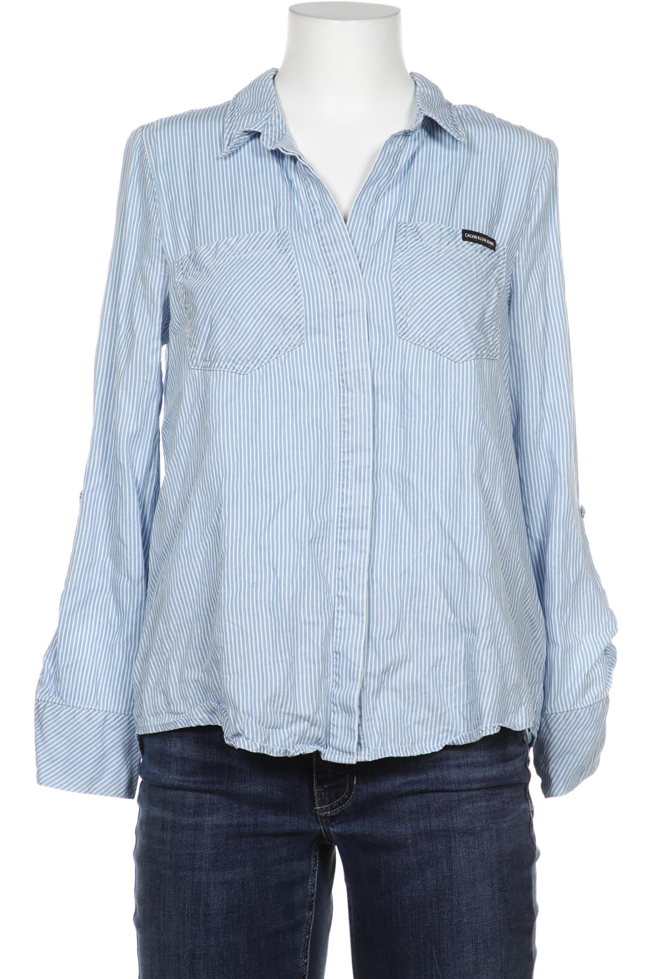 

Calvin Klein Damen Bluse, blau, Gr.