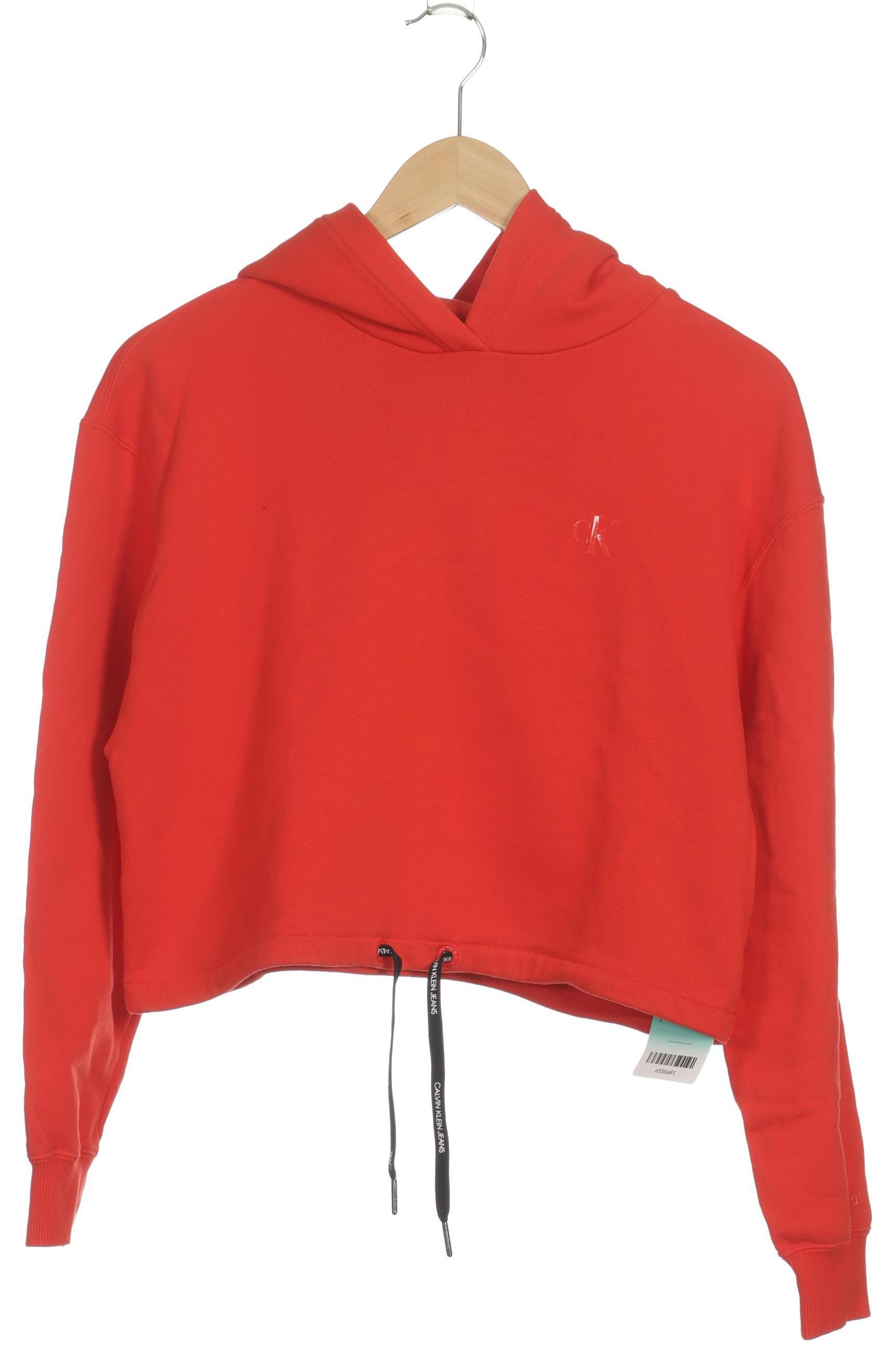 

Calvin Klein Damen Kapuzenpullover, rot, Gr.