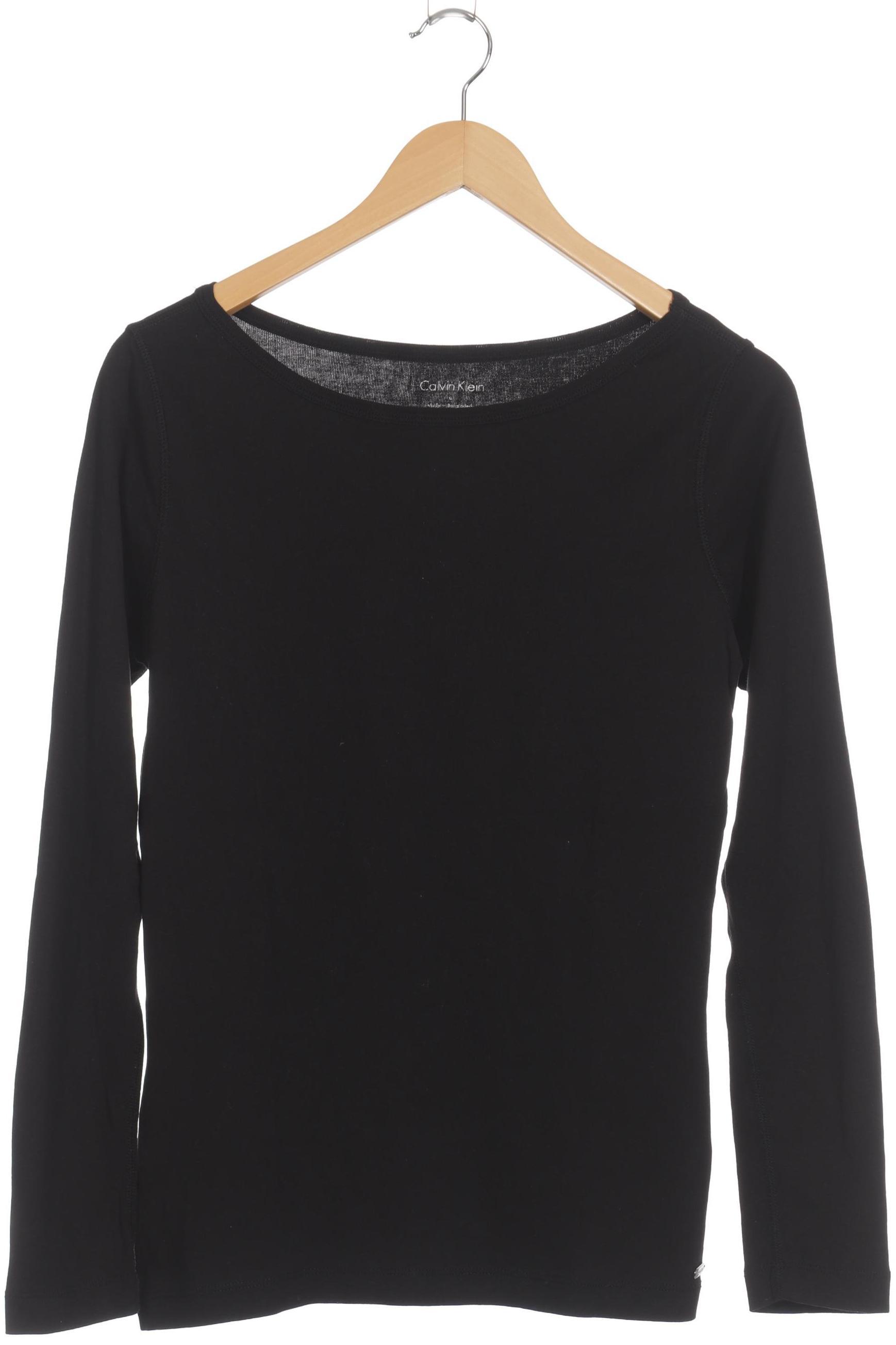 

Calvin Klein Damen Langarmshirt, schwarz, Gr.