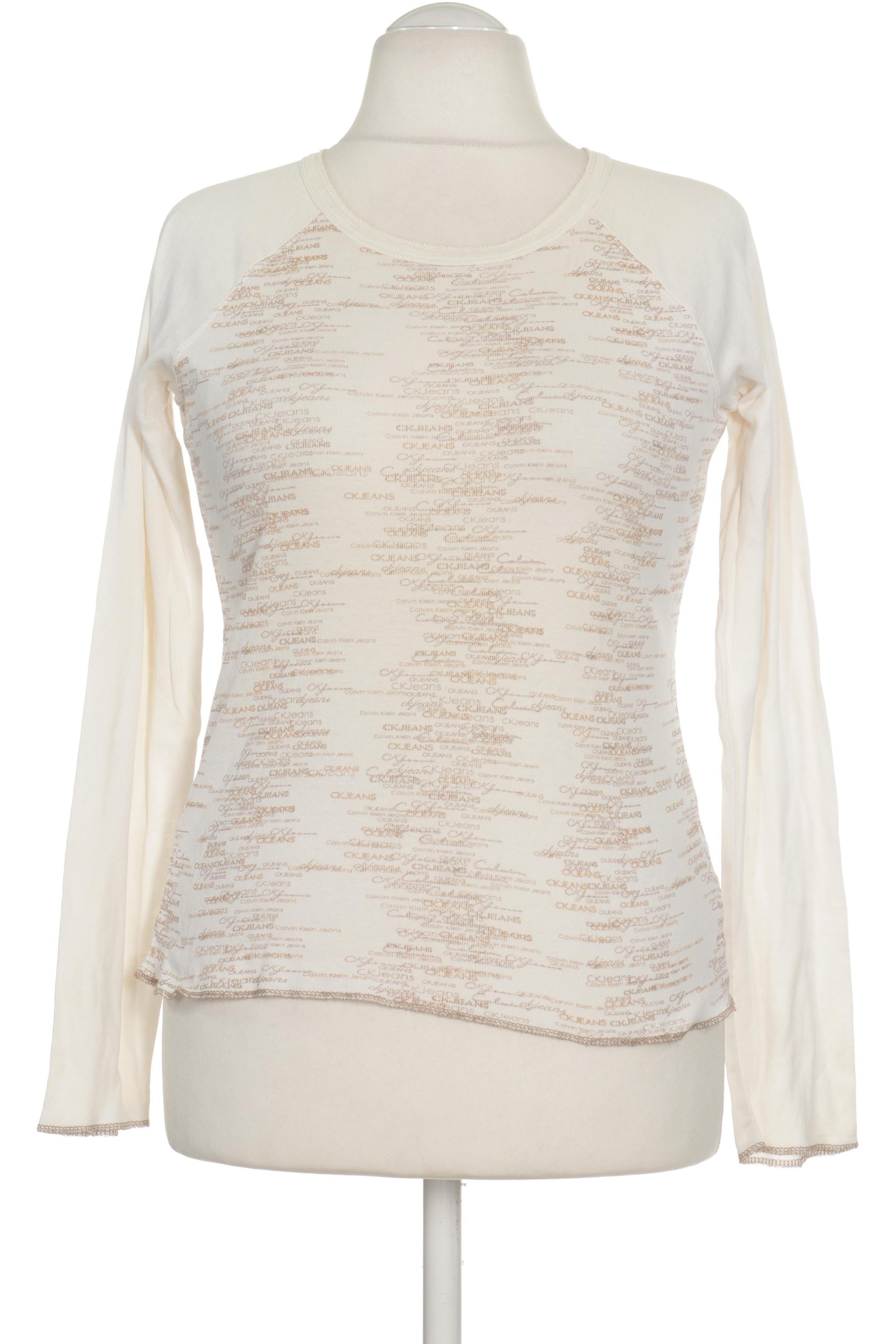 

Calvin Klein Damen Langarmshirt, beige, Gr.