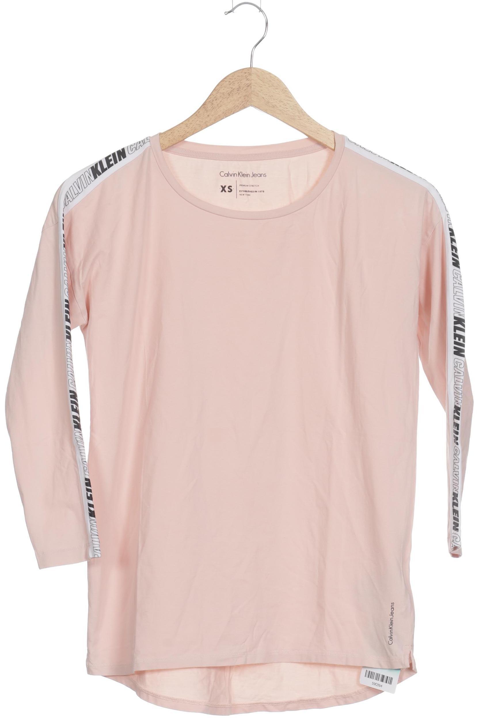 

Calvin Klein Damen Langarmshirt, beige, Gr.