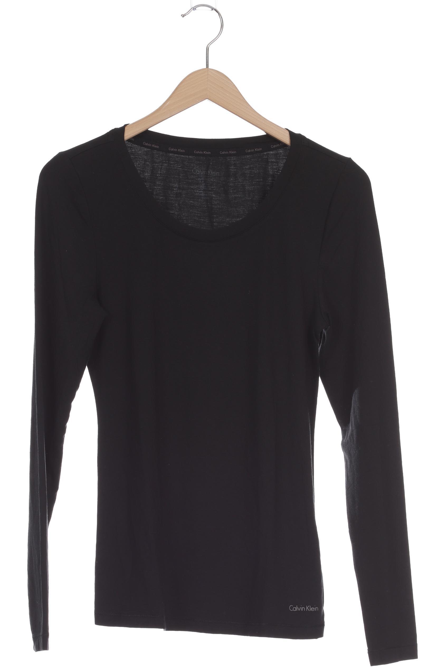 

Calvin Klein Damen Langarmshirt, schwarz, Gr.