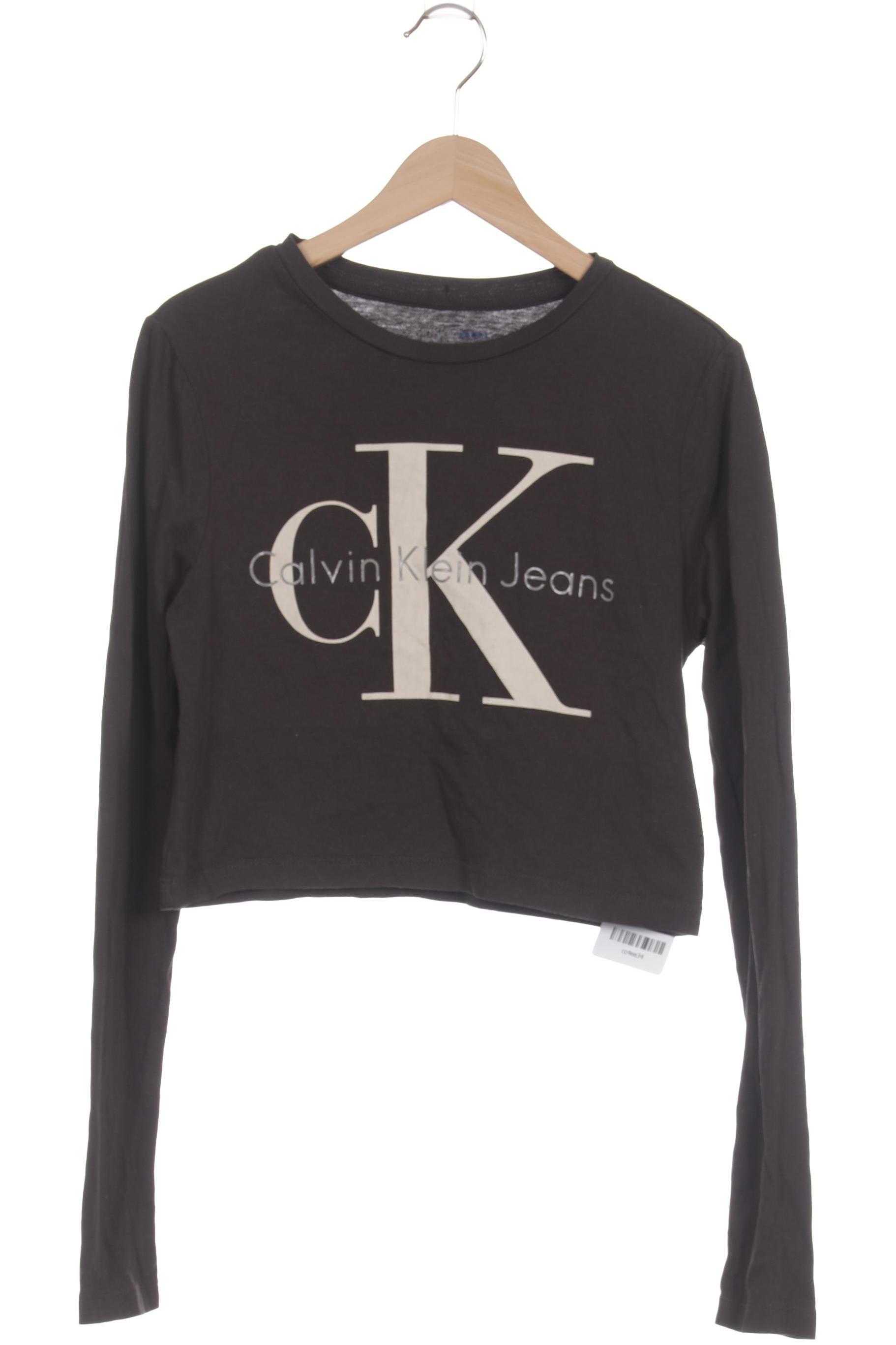 

Calvin Klein Damen Langarmshirt, braun, Gr.