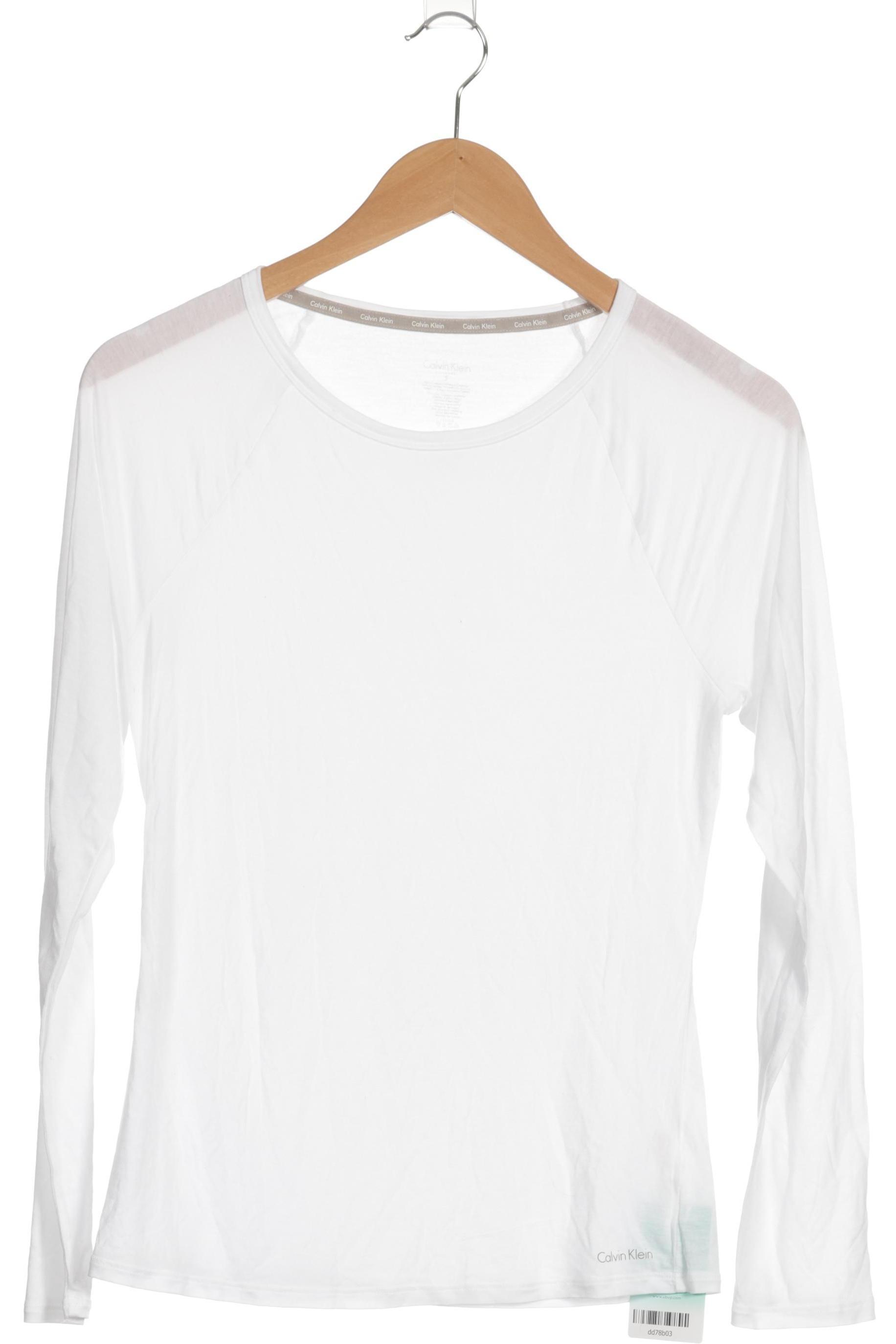 

Calvin Klein Damen Langarmshirt, weiß, Gr.