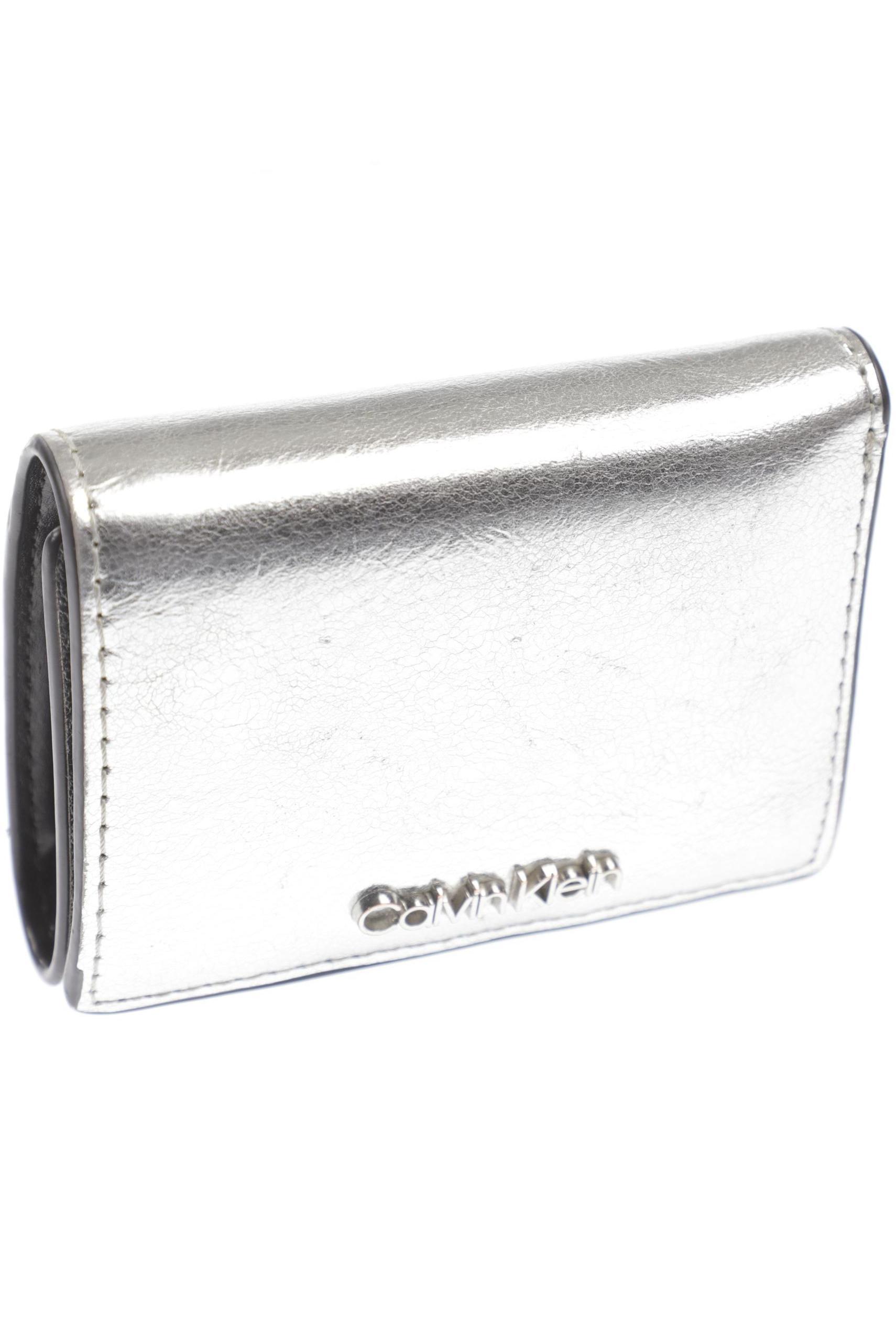

Calvin Klein Damen Portemonnaie, silber, Gr.