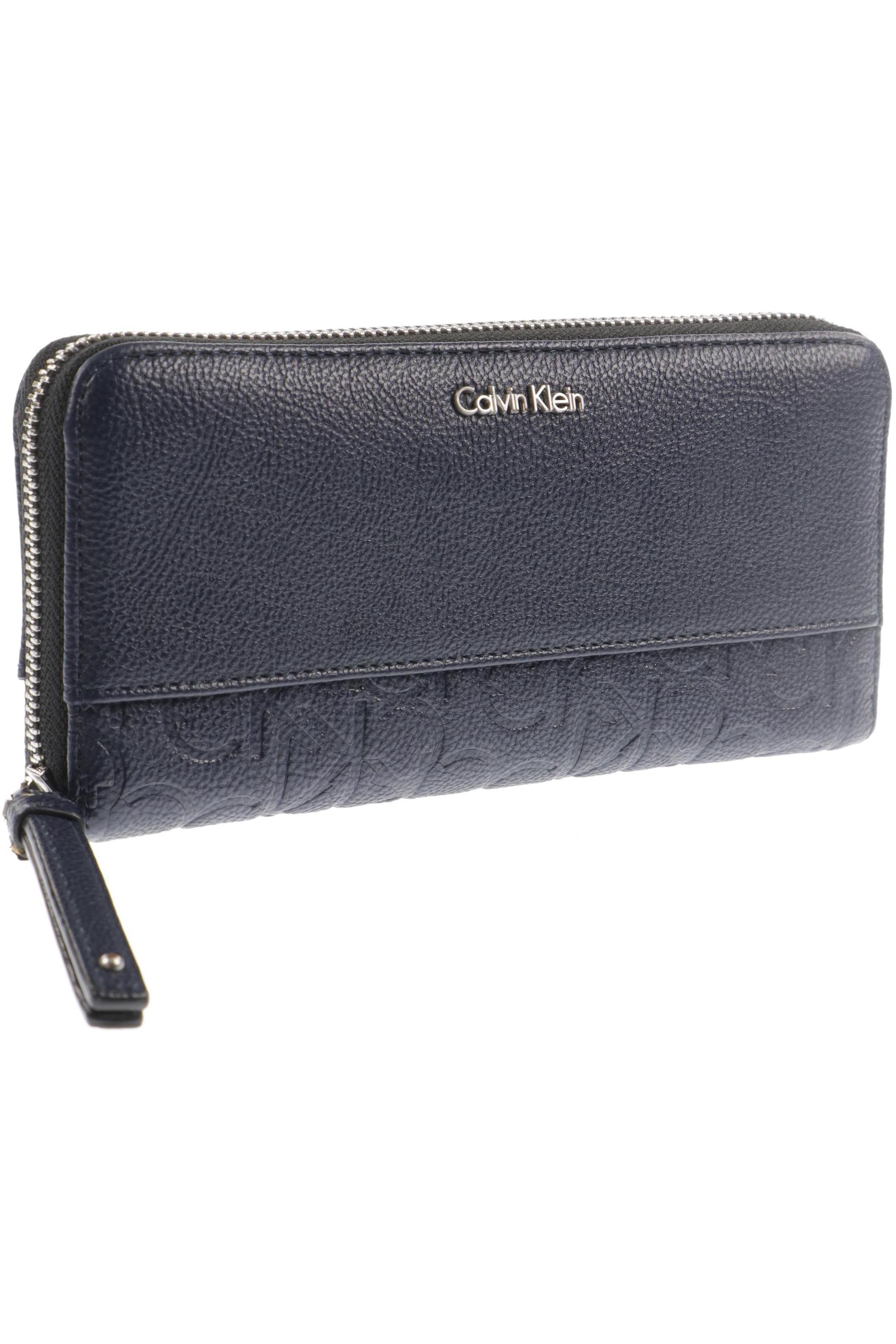 

Calvin Klein Damen Portemonnaie, blau, Gr.