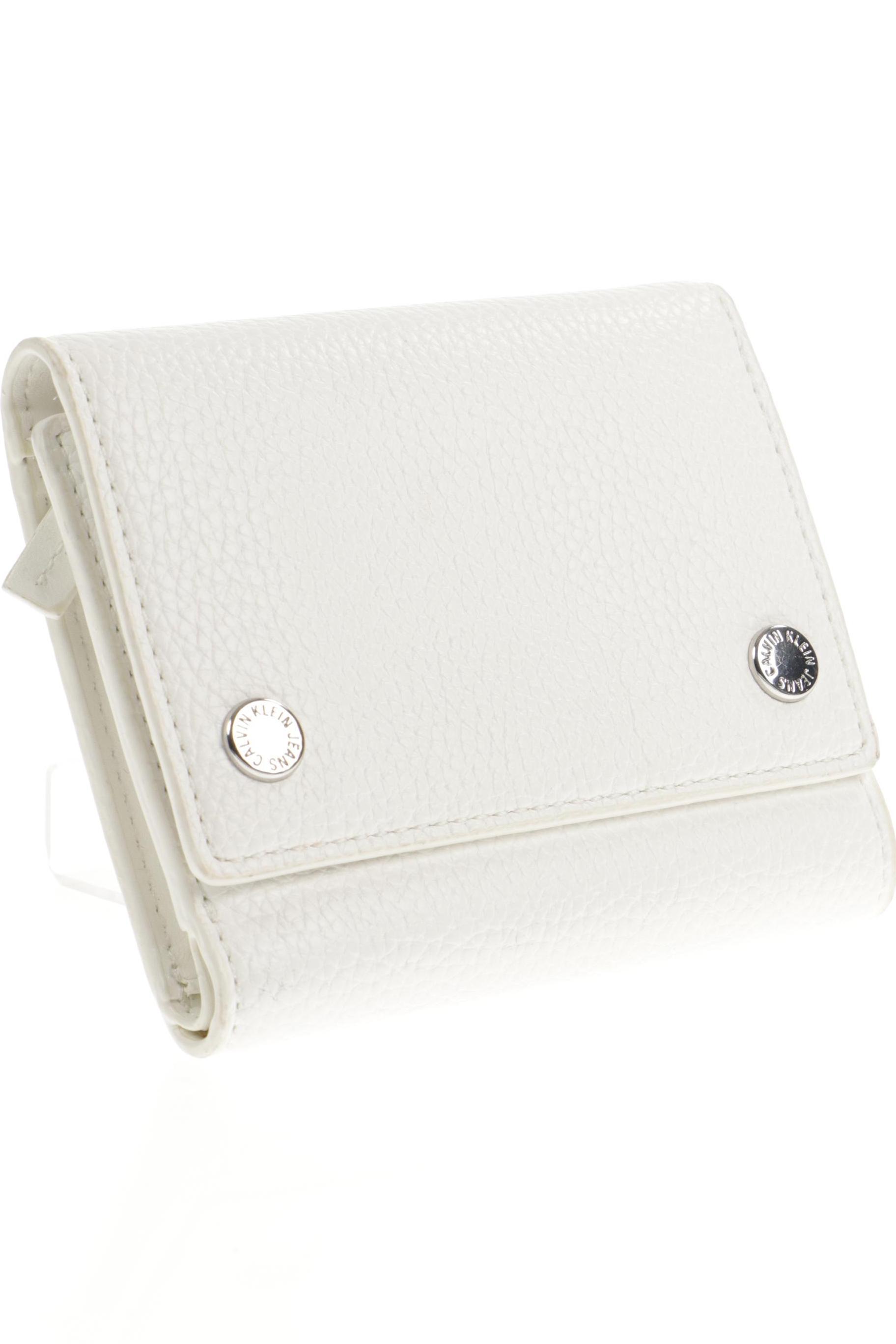 

Calvin Klein Damen Portemonnaie, weiß, Gr.