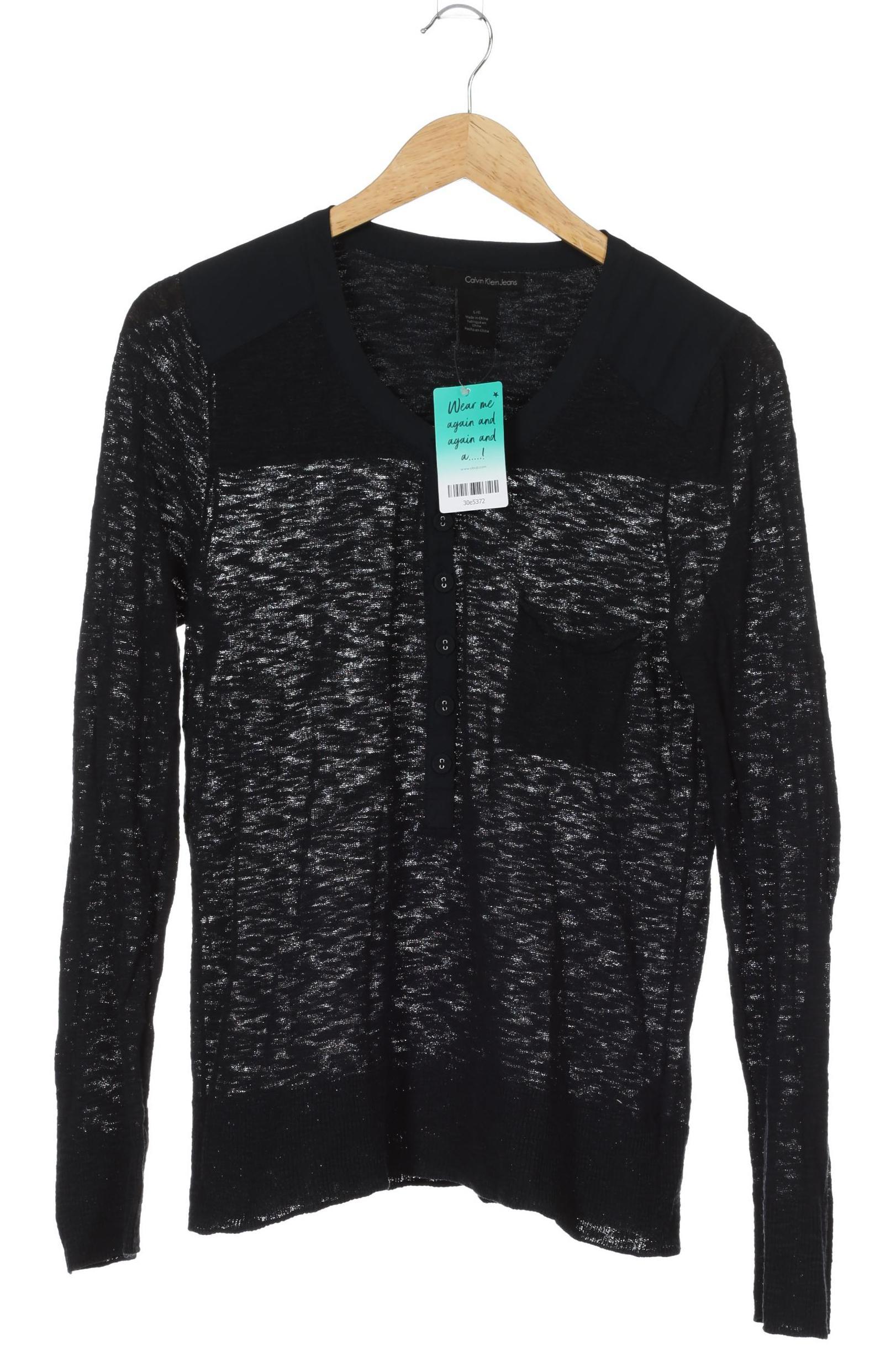 

Calvin Klein Damen Pullover, schwarz, Gr.