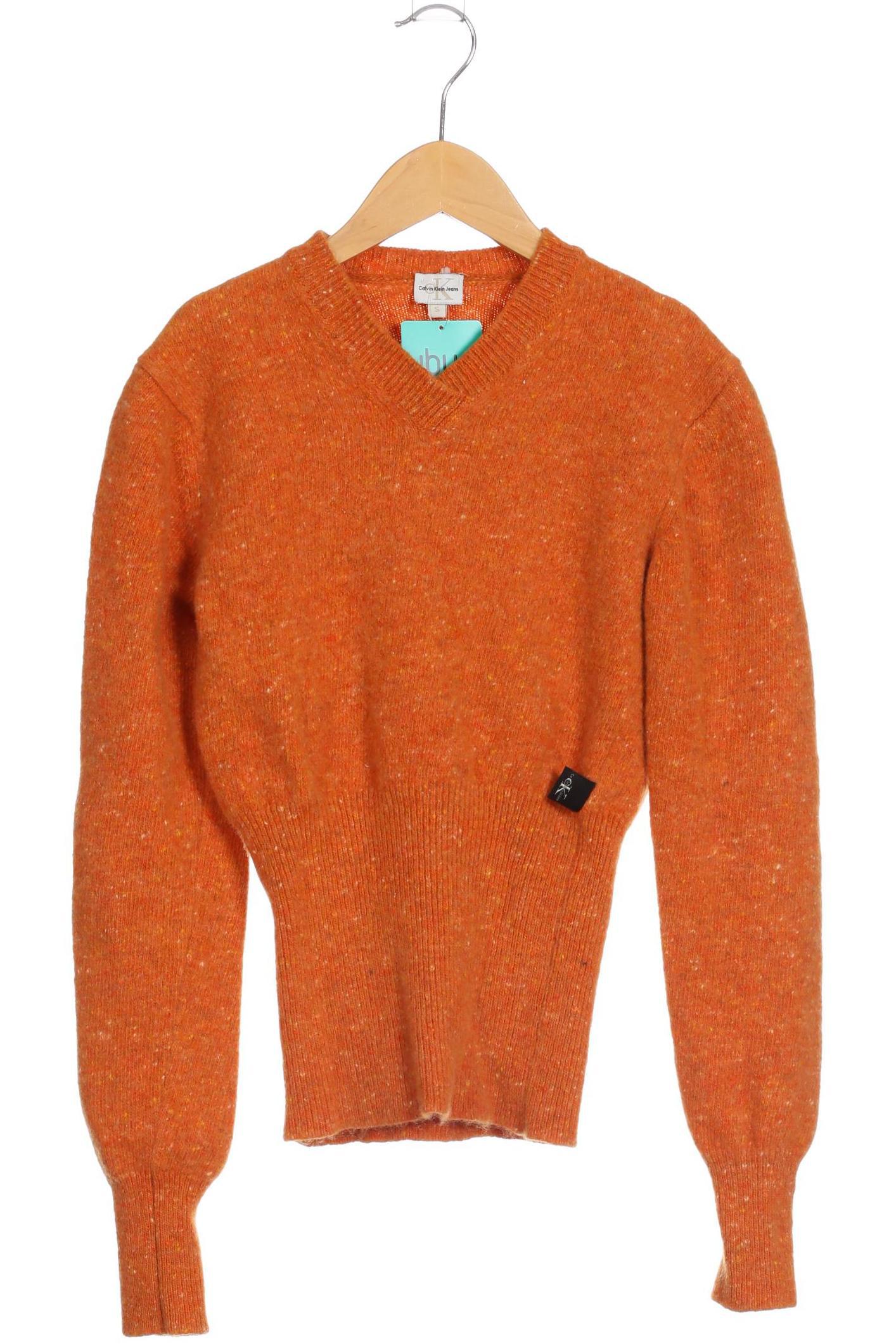 

Calvin Klein Damen Pullover, orange, Gr.