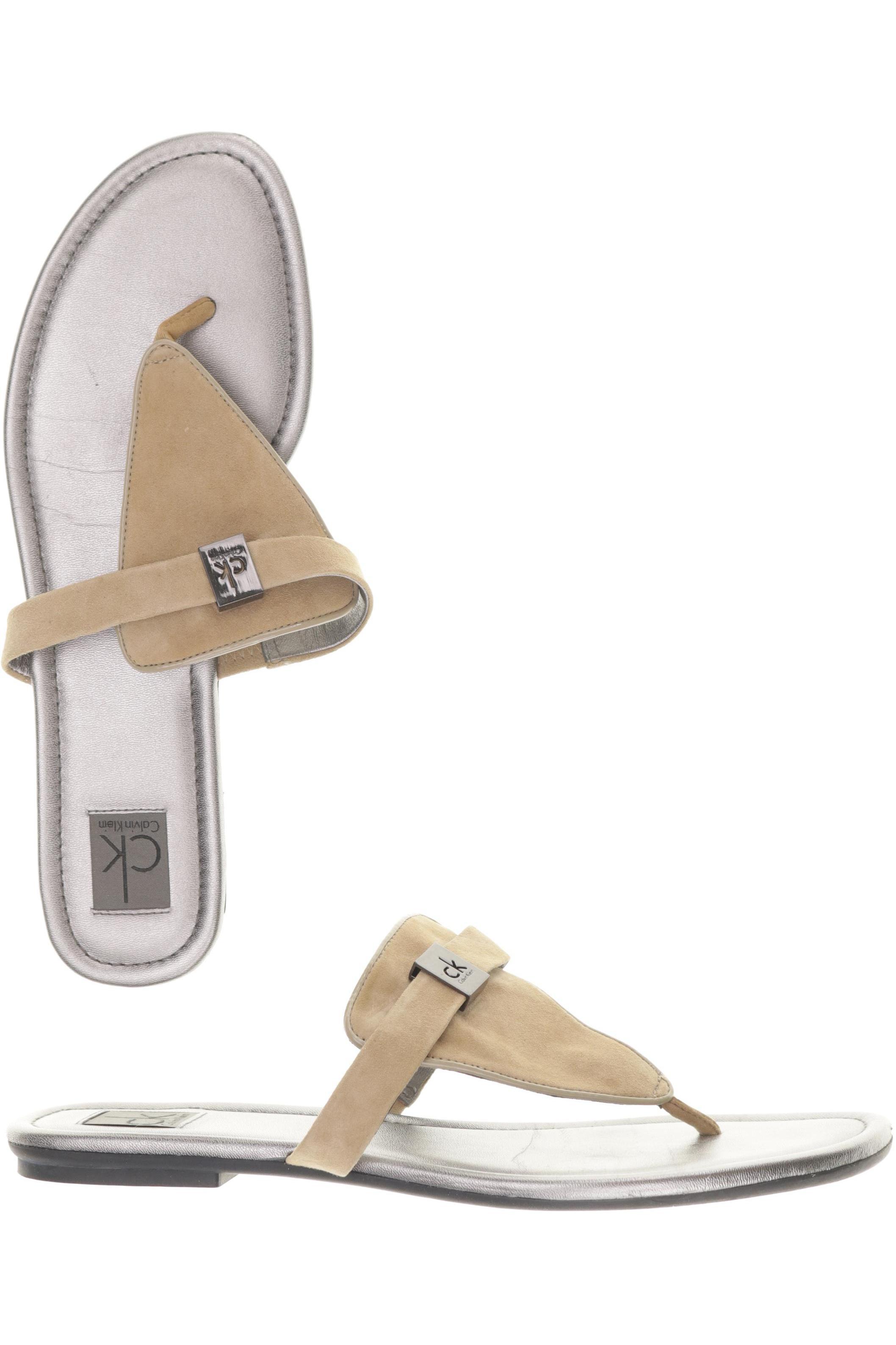 

Calvin Klein Damen Sandale, beige, Gr. 41