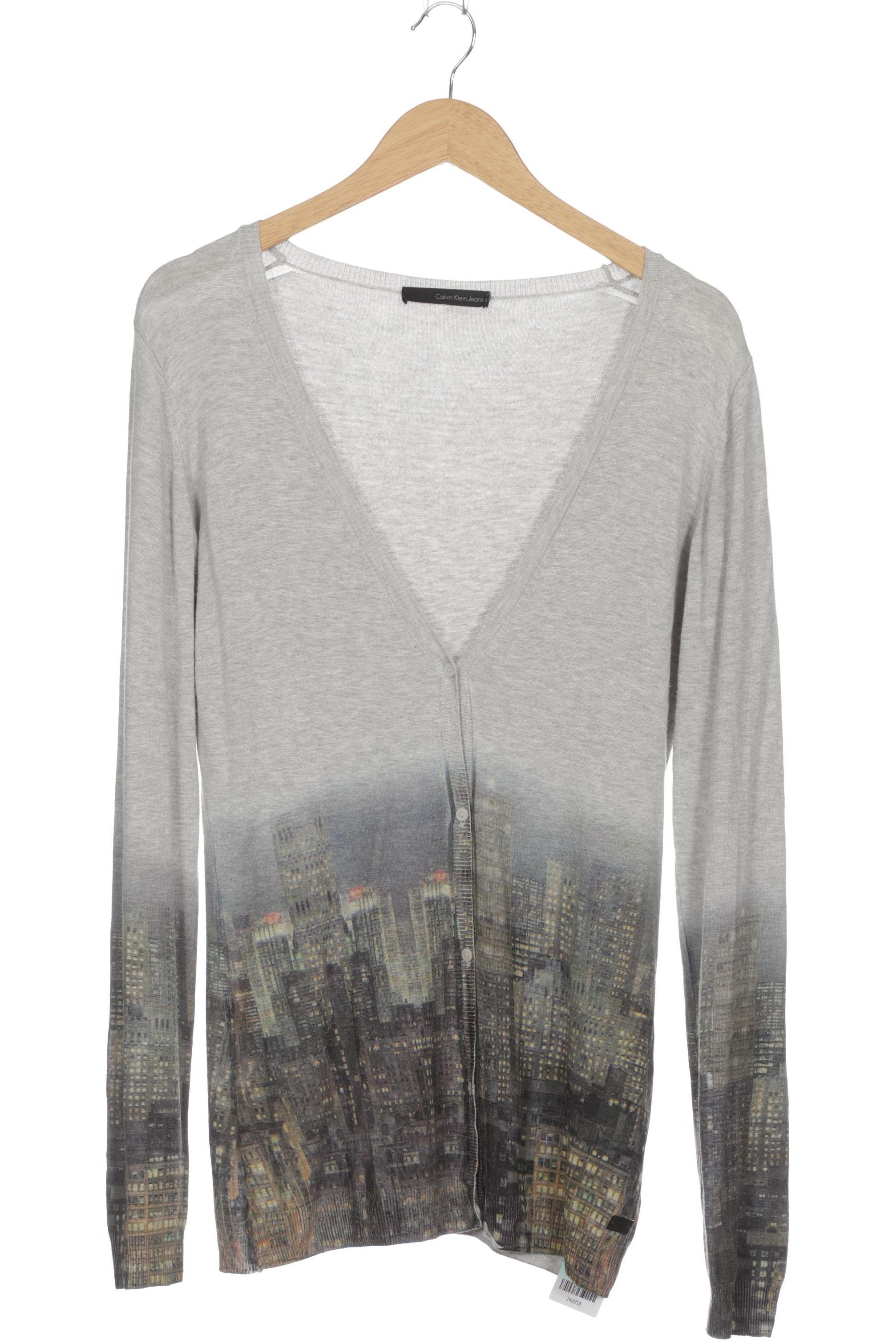 

Calvin Klein Damen Strickjacke, grau, Gr.